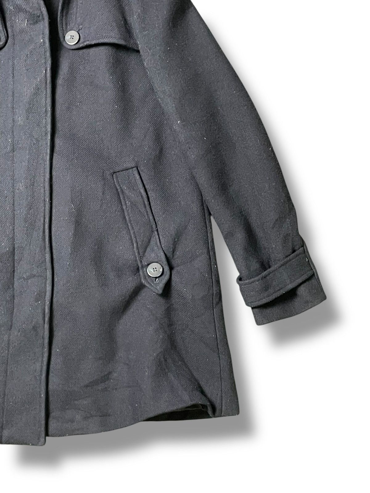 Designer × Vintage × Zara Vintage Zara Basic Wool Blend Long Jacket (48) Size US S / EU 44-46 / 1 - 5 Thumbnail