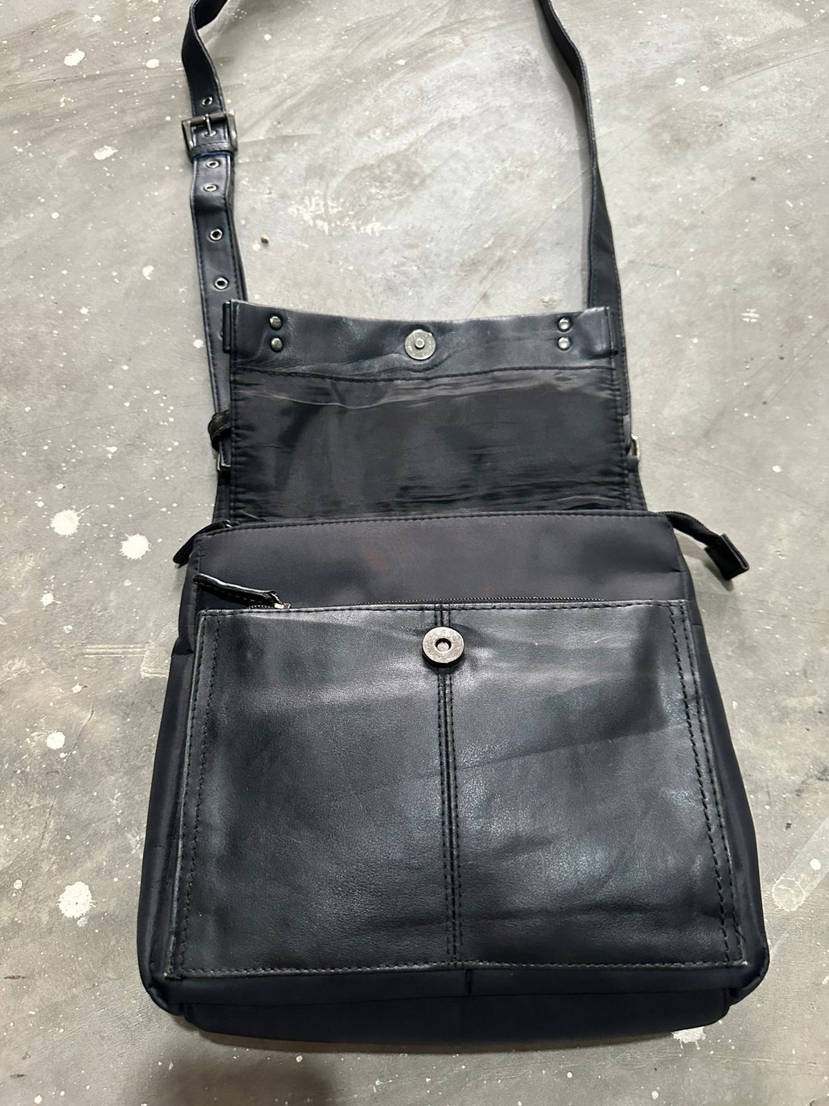 Yohji Yamamoto 🔥Ysaccs by Yohji Yamamoto nylon and leather Crossbody bag Size ONE SIZE - 7 Thumbnail