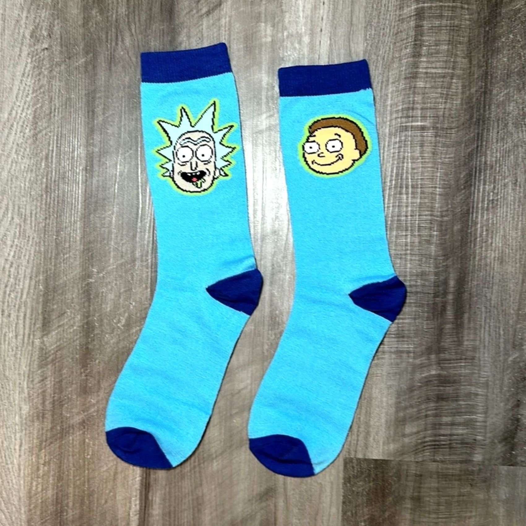 Vintage Rick & Morty Boxer Brief and Sock Combo Set - Large Mens Underwear Boxer Brief Green Classic Regular Size L NSFW UF1410 Size 42R - 6 Thumbnail