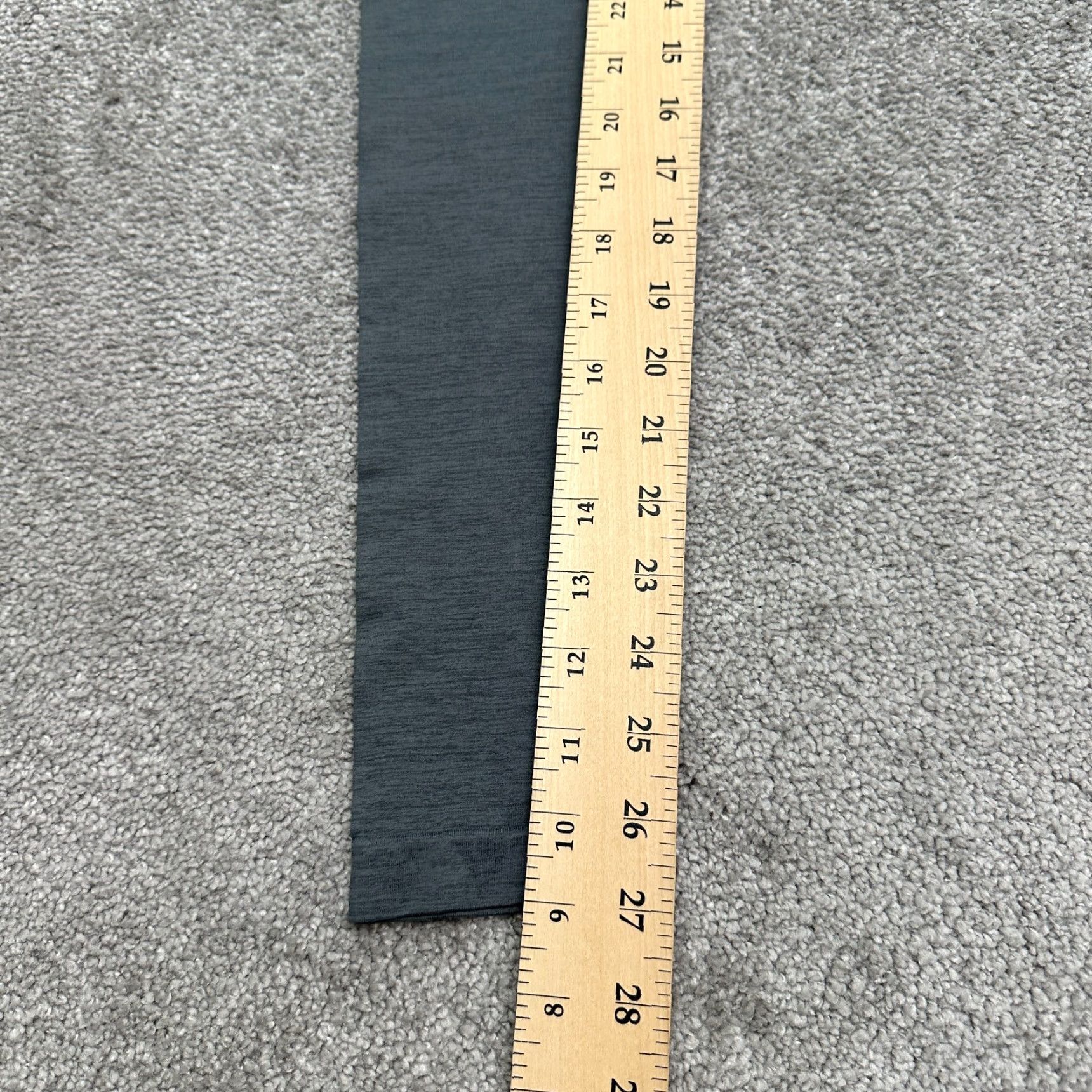 Vintage Unbranded Compression Leggings Women Medium Gray Mid Rise Active Gym Yoga 27 in Inseam Athletic Slim Legging Womens Gray 90s? Size 32" / US 10 / IT 46 - 6 Thumbnail