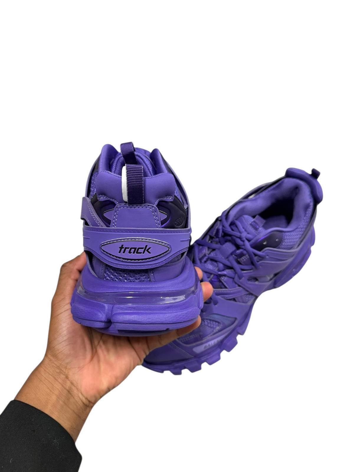 Balenciaga Purple Balenciaga Track Runner Size US 12.5 / EU 45-46 - 4 Thumbnail