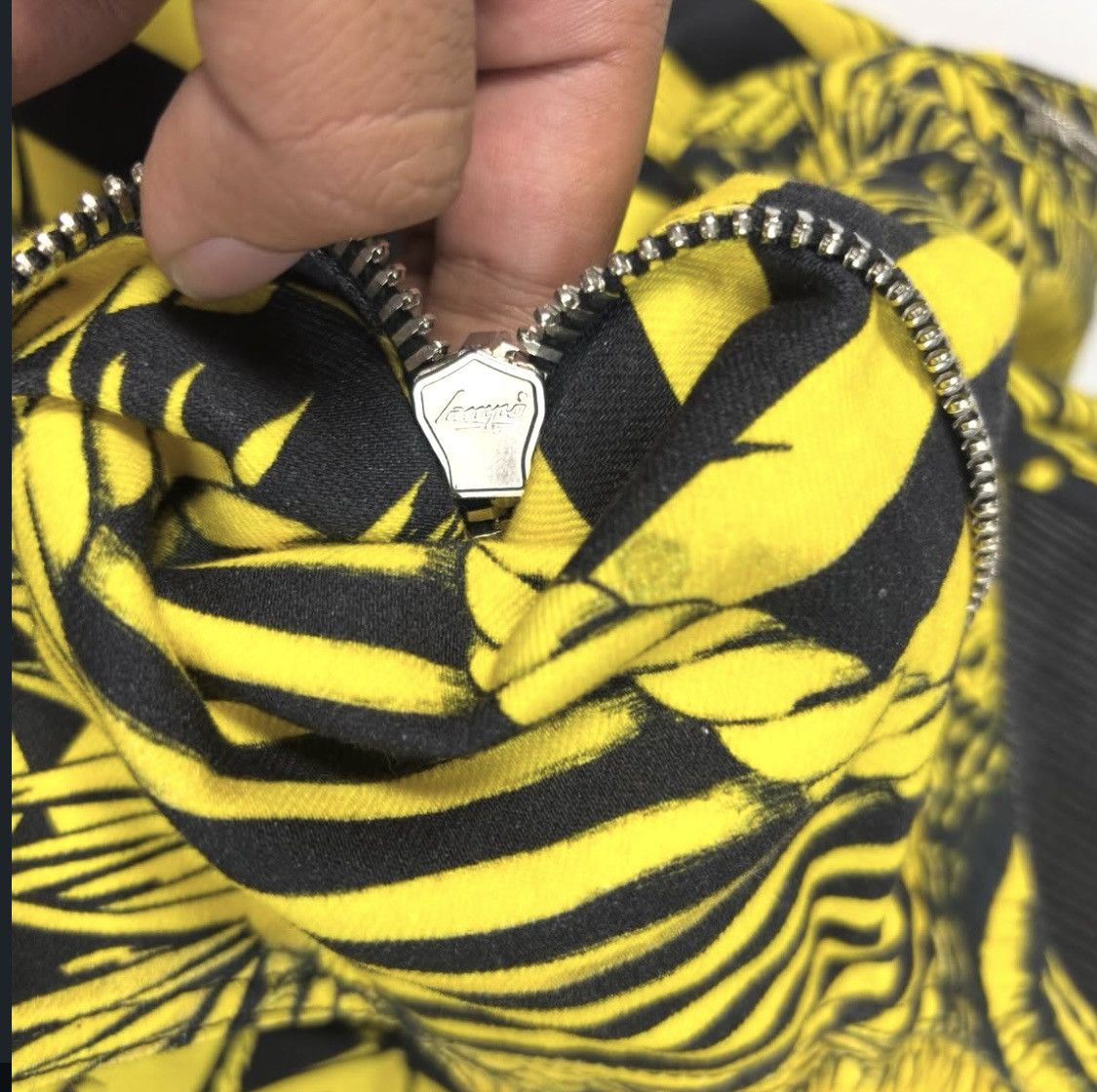 Balmain BALMAIN PARIS Rare Harlequin Graphic Print Denim Biker Size XS / US 0-2 / IT 36-38 - 4 Thumbnail
