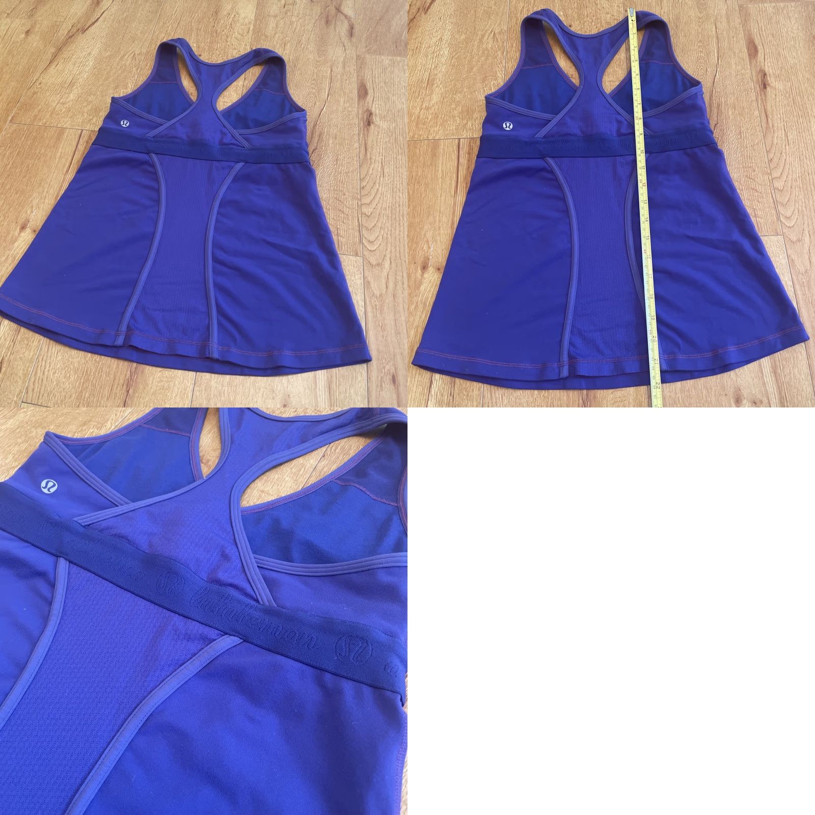 Lululemon Lululemon All Out Purple Tank Top 8 Racerback Adjustable Chest Strap Women Tank Shirt Top Activewear Size M / US 6-8 / IT 42-44 - 8 Thumbnail
