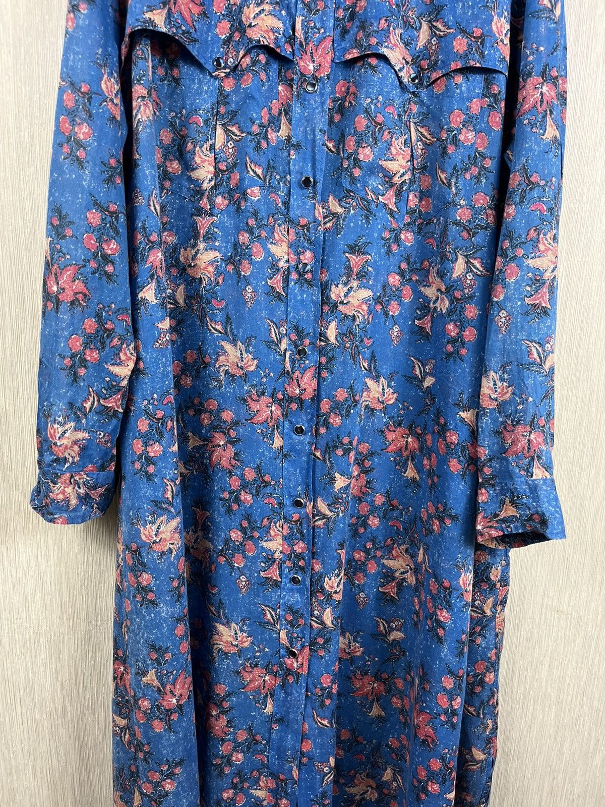 Designer × Isabel Marant × Isabel Marant Etoile Isabel Marant Etoile floral maxi dress button up dungarees Size M / US 6-8 / IT 42-44 - 4 Thumbnail
