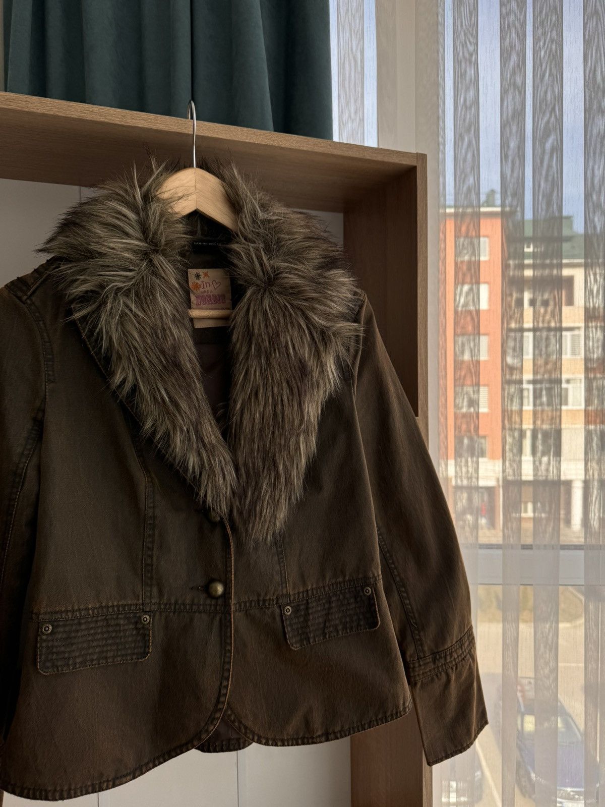 Japanese Brand × Vintage Vintage If6Was9 Style LGB Japanese Faux Fur Brown Jacket Size S / US 4 / IT 40 - 3 Thumbnail