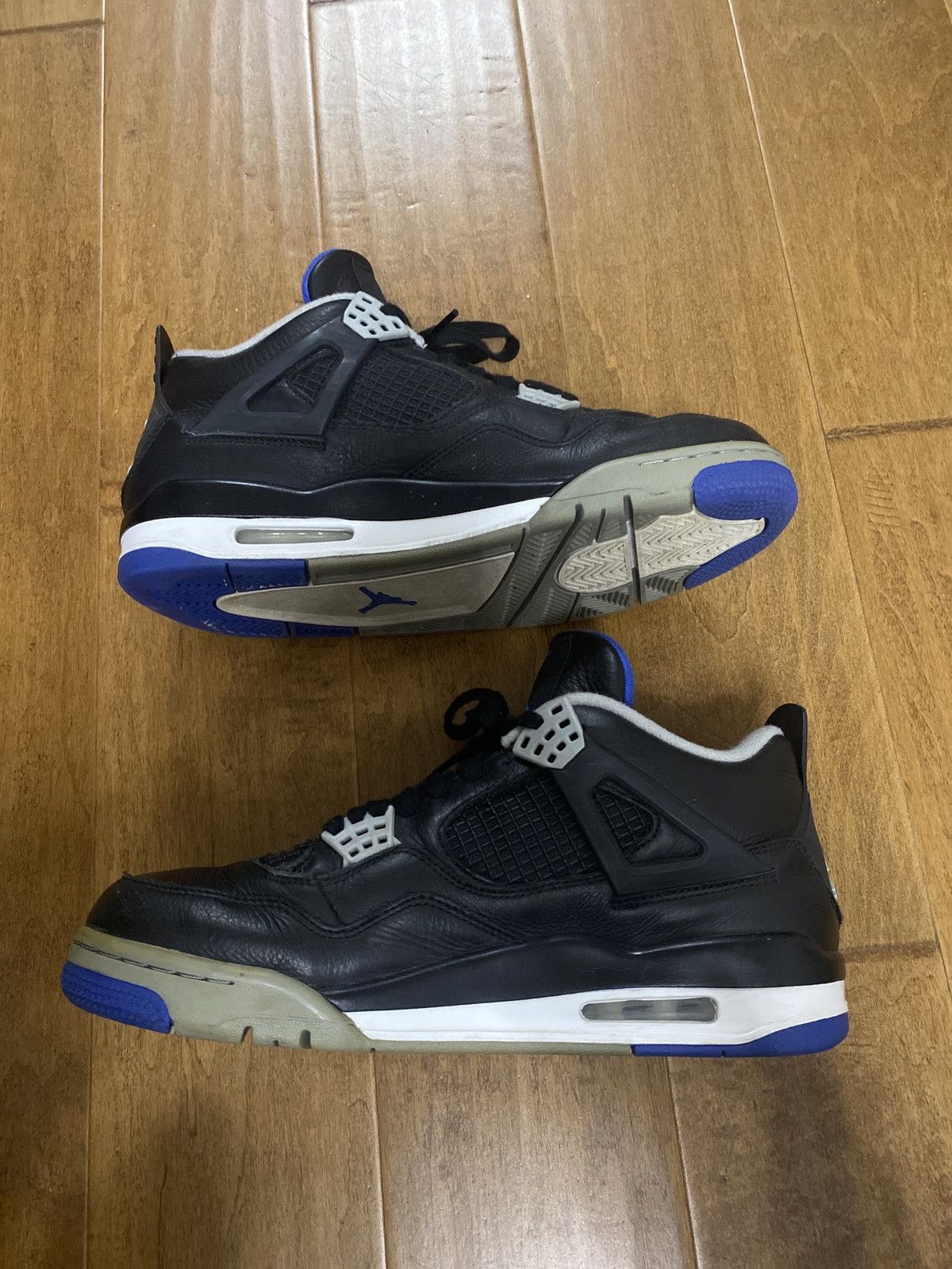 image of Jordan Brand 4 Motorsports Alternate Shoes in Black, Men's (Size 10)