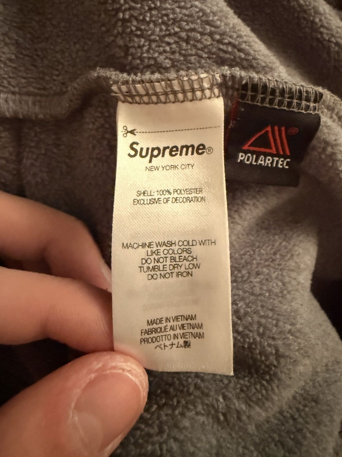 Supreme Supreme x Polartec Ski Mask Zip up Size US S / EU 44-46 / 1 - 7 Thumbnail