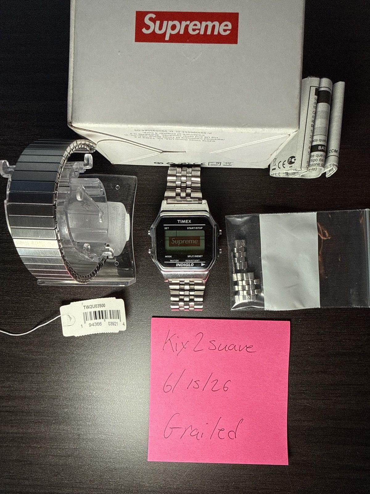 Supreme × Timex Supreme Timex Digital Watch | Grailed