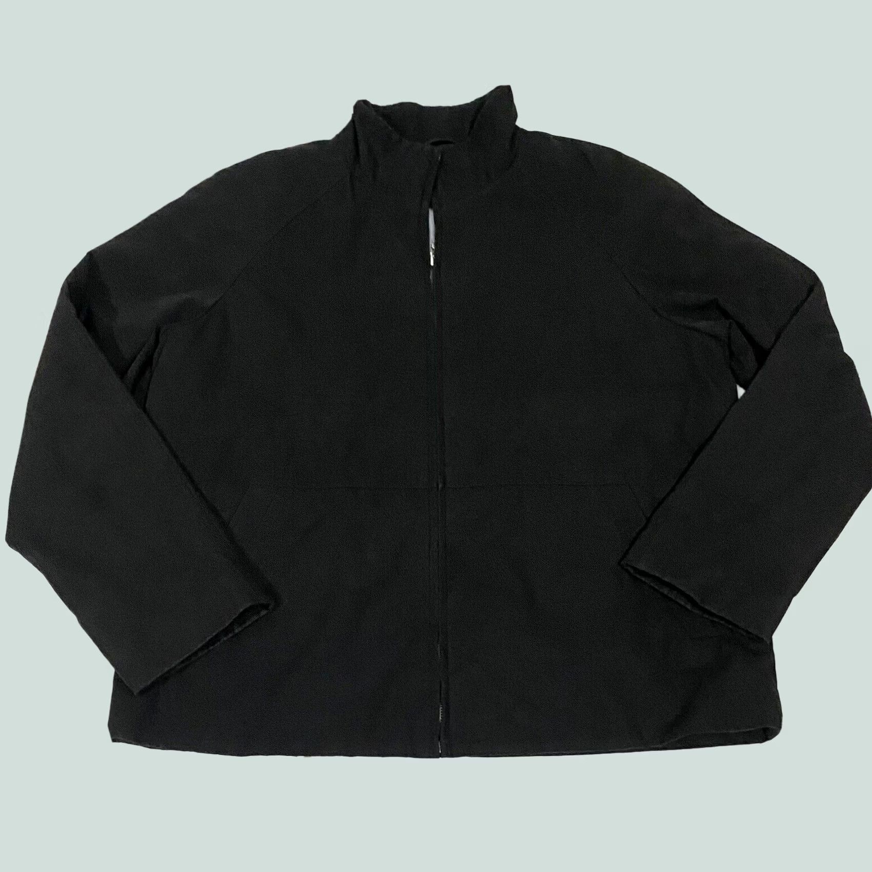 Cole Haan VINTAGE Cole Haan Men’s Jacket City Black Zip Front Packable Pockets Cotton Blend Sz L Size US L / EU 52-54 / 3 - 1 Thumbnail