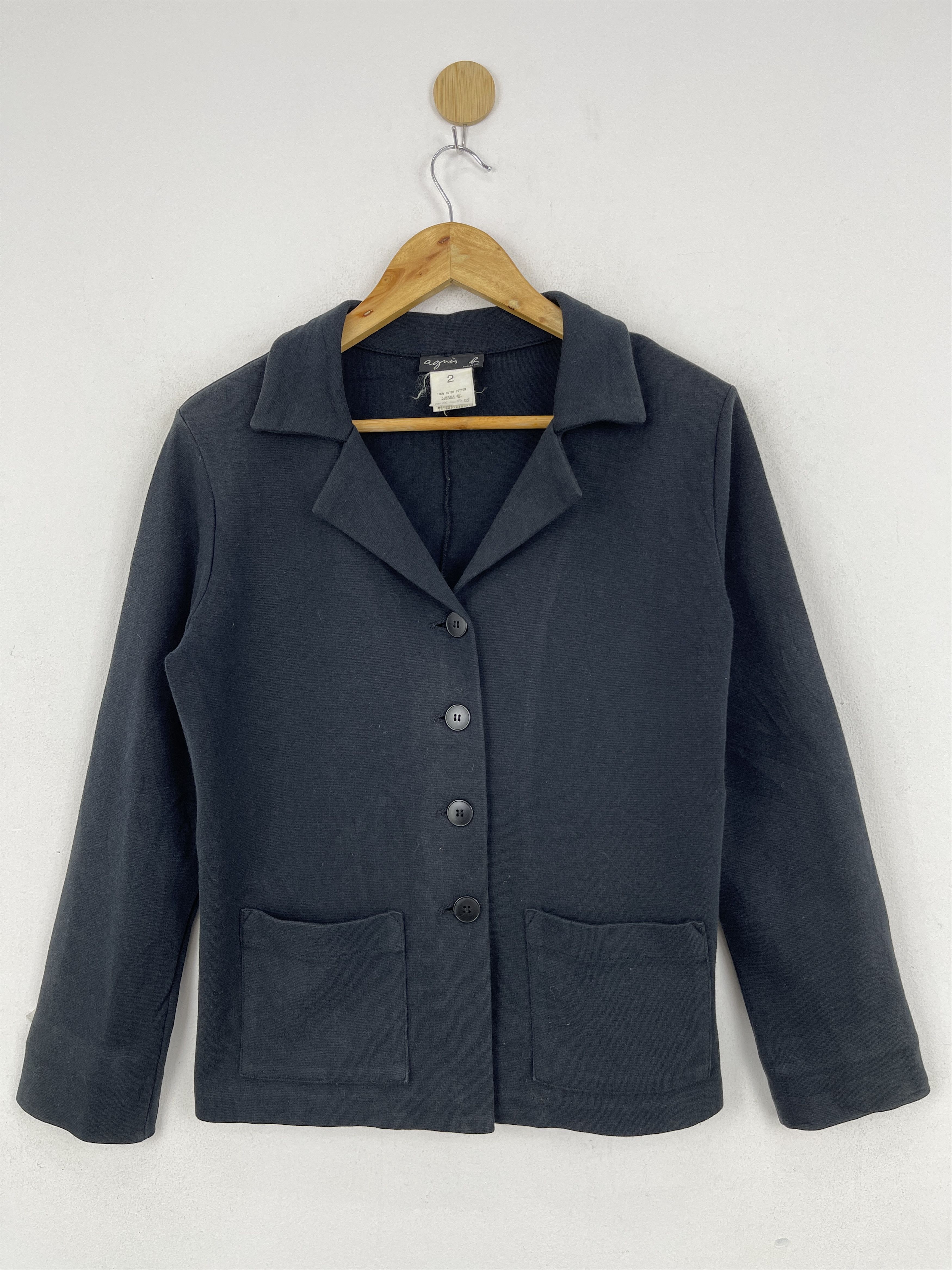 agnes b. Vintage Agnes B. Button Up Light Jacket JA0078 Size US S / EU 44-46 / 1 - 1 Thumbnail