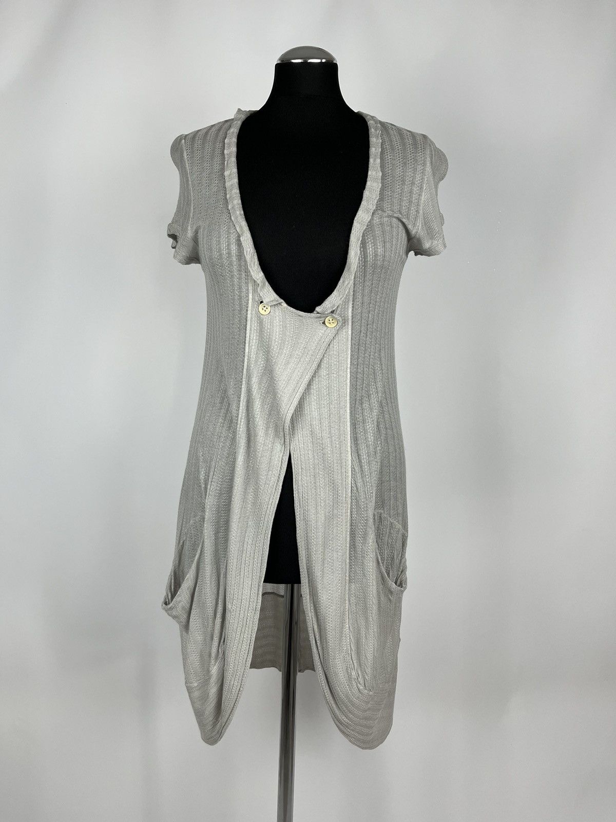 Transit Transit Par Such Grey Laight Cardigan Size 2 (0369) Size XS / US 0-2 / IT 36-38 - 1 Thumbnail