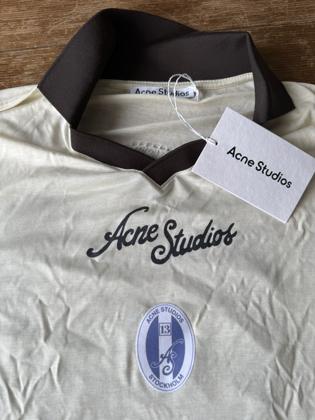 Acne Studios Embroidered Polo Jersey rare size Size US S / EU 44-46 / 1 - 2 Thumbnail