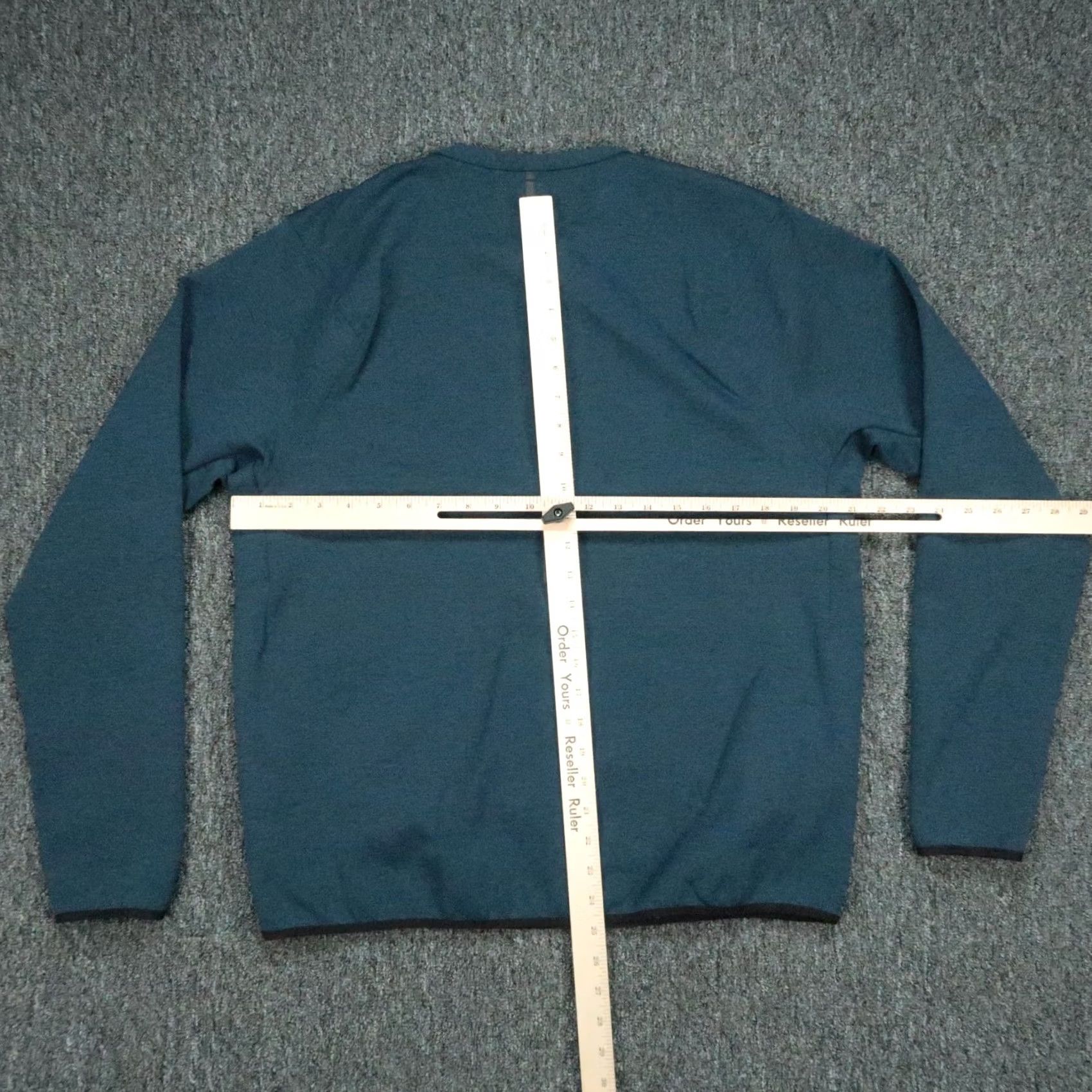 Lululemon Lululemon Pullover Mens Medium Blue Lab Refract Half Zip Pocket Performance Size US M / EU 48-50 / 2 - 7 Thumbnail