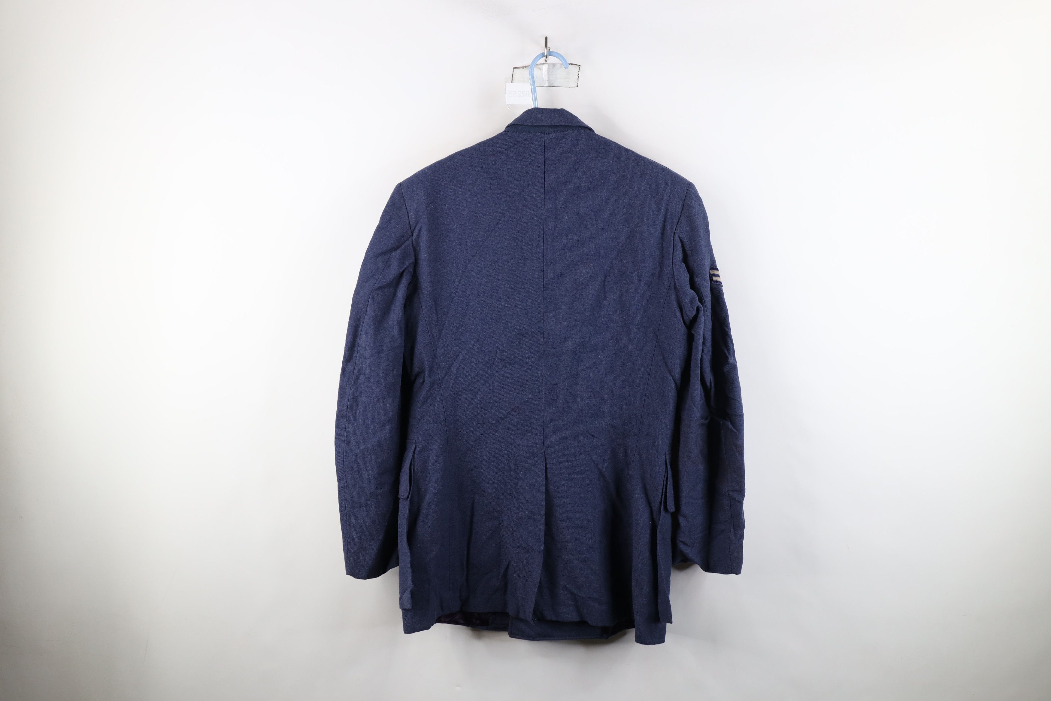 Vintage Vintage 60s Vietnam War Blue 1084 Officer Jacket Coat USA Size US L / EU 52-54 / 3 - 13 Thumbnail