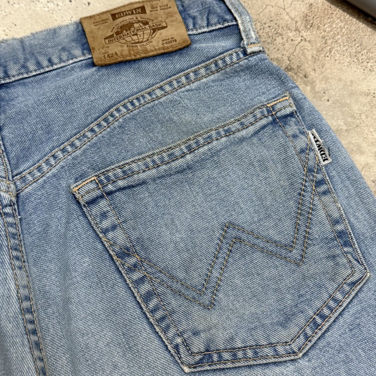 Edwin Vintage 90’s Edwin Lot 1424 White Tab Denim Pants Size US 29 - 14 Thumbnail