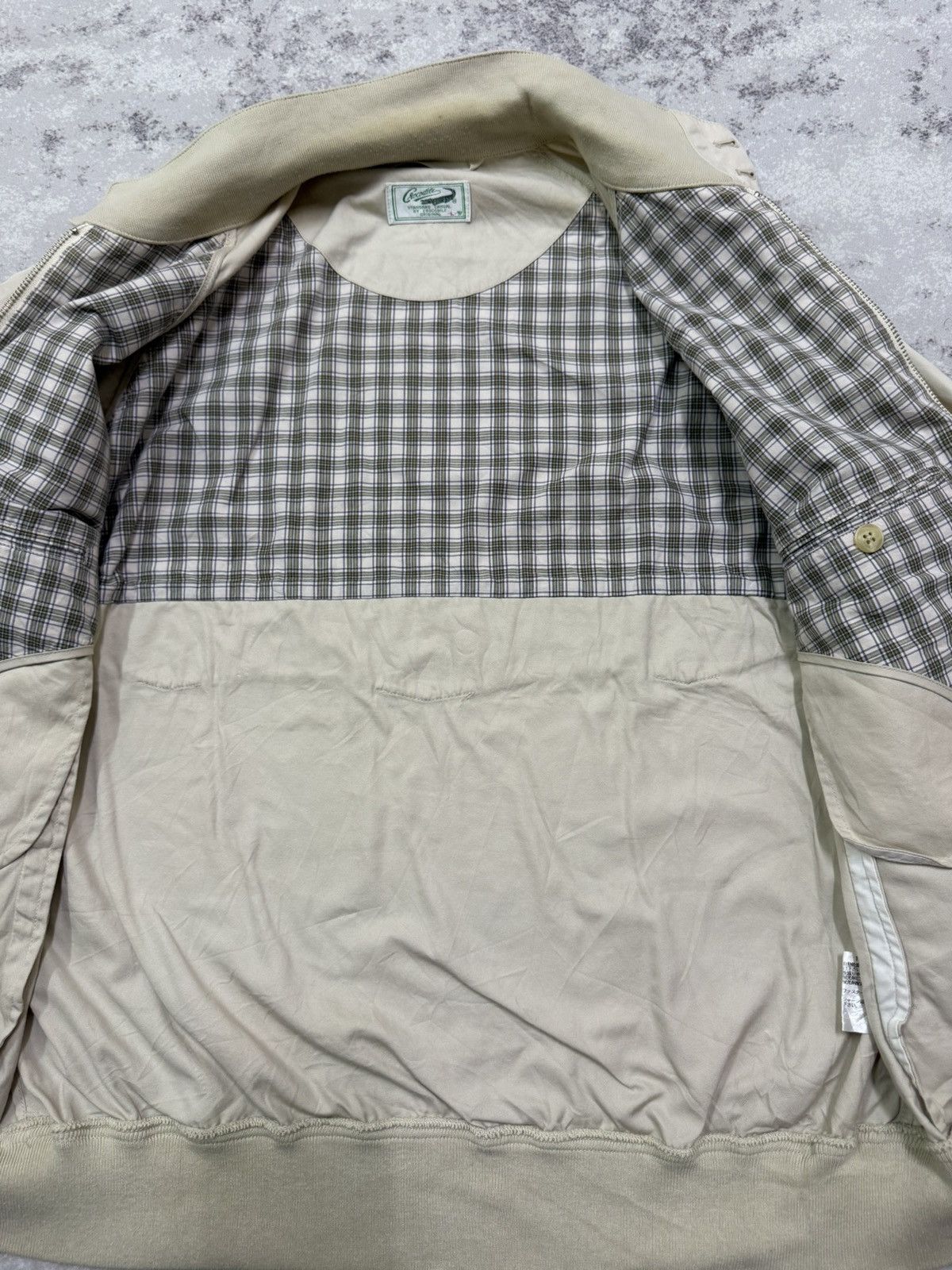Vintage Crocodile standard casual khakis bomber jacket Size US M / EU 48-50 / 2 - 10 Thumbnail
