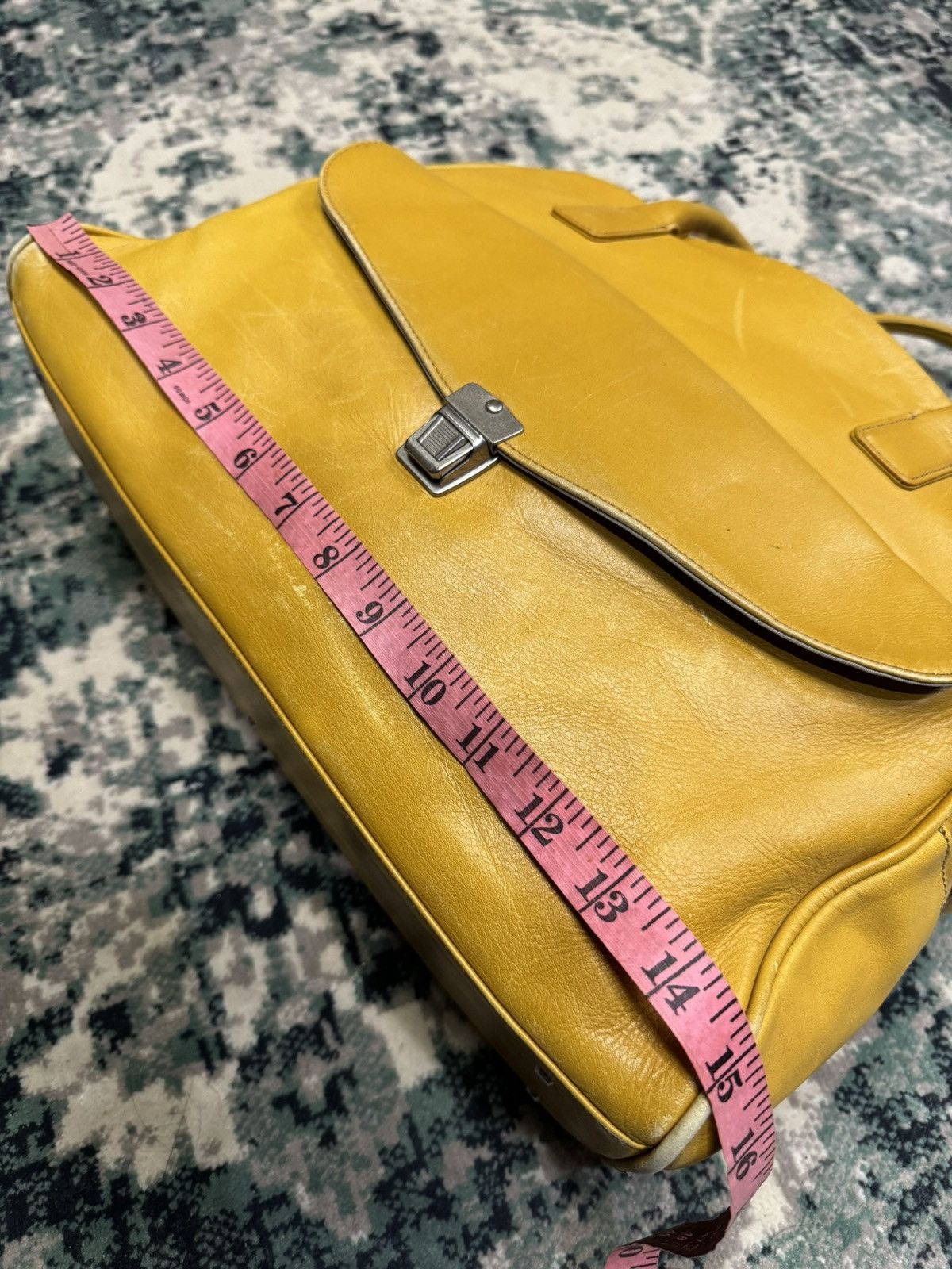 Margaret Howell LEATHER DUFFLE SHOULDER BAG CASUAL STYLE Size ONE SIZE - 5 Thumbnail