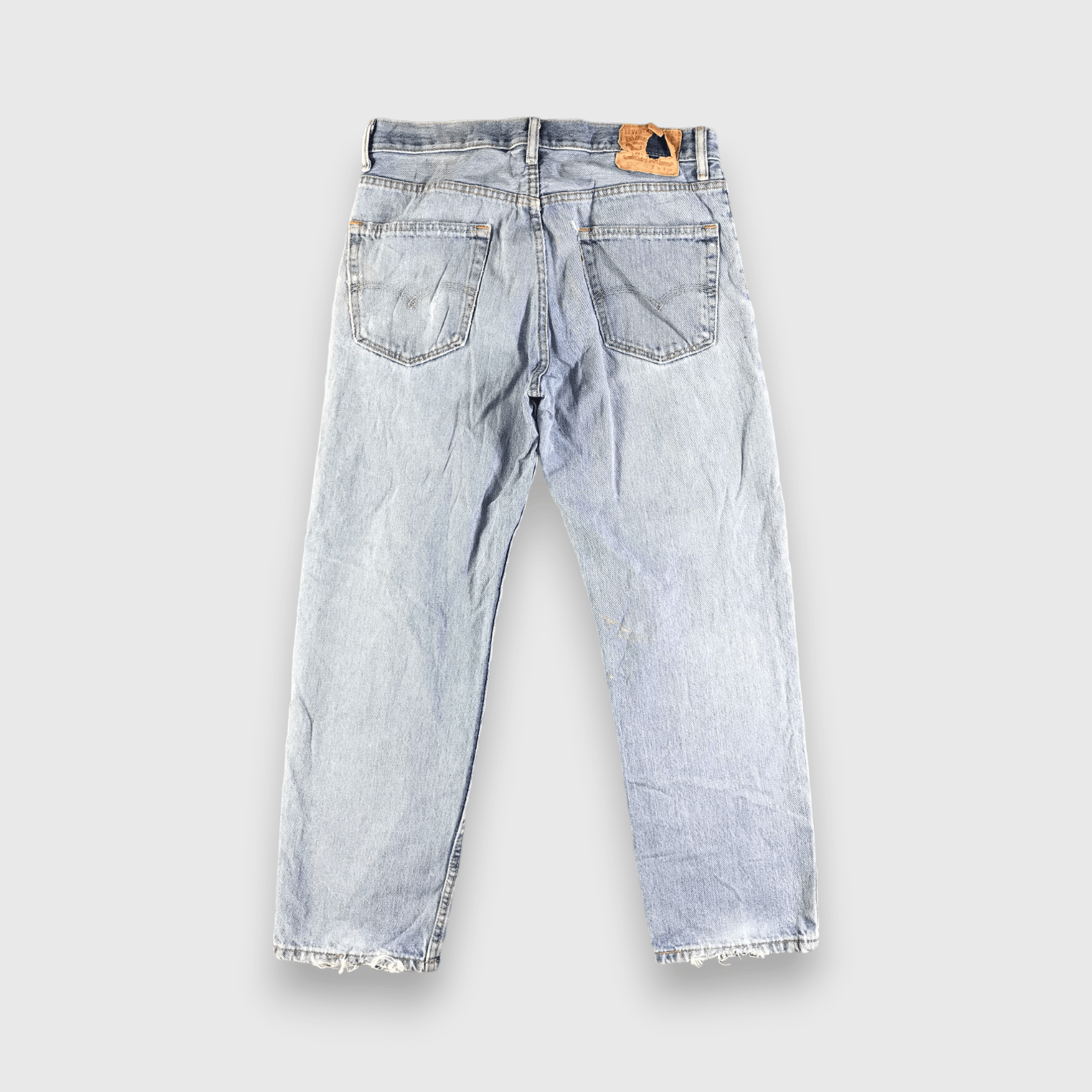 Levi's Vintage Blue Wash Levis 550 Jeans-J3285 Size US 35 - 2 Thumbnail