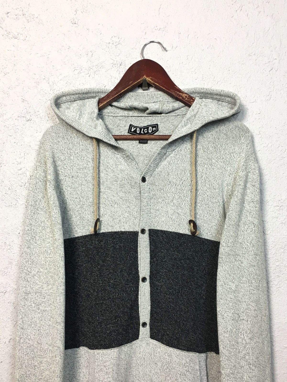 Volcom vintage sweater hoodie VOLCOM skateboarding knitted vintage Size US L / EU 52-54 / 3 - 2 Thumbnail