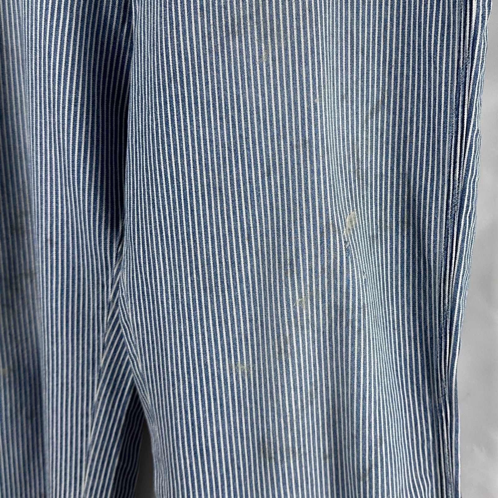 Vintage Sean Wotherspoon SWJP Hickory Stripe Carpenter Pants Size US 36 / EU 52 - 6 Thumbnail