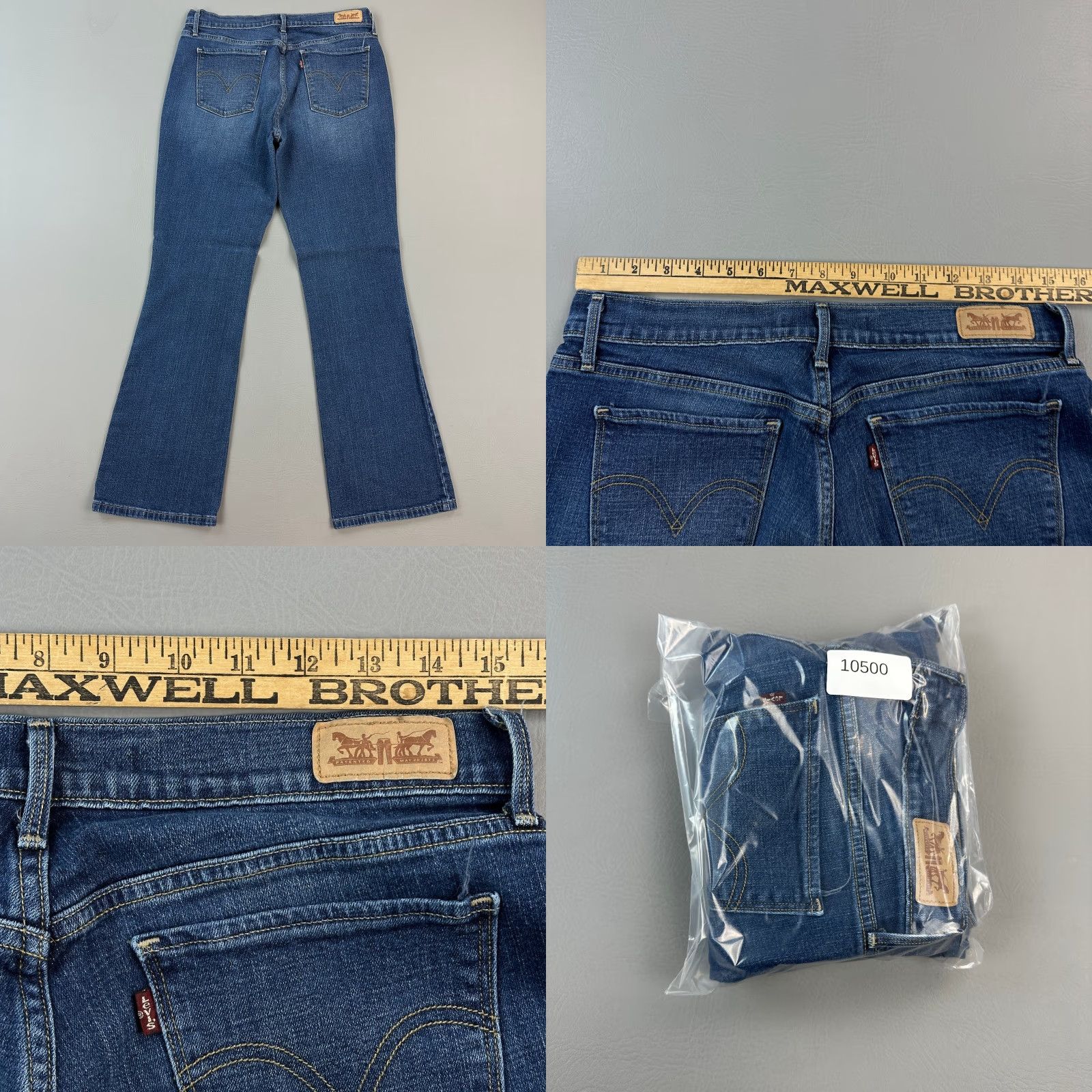 Levi's VINTAGE Levi's 515 Jeans Women’s 8 30x30 Dark Wash Denim Bootcut Stretch Rodeo Casual Jeans Size 30" / US 8 / IT 44 - 8 Thumbnail