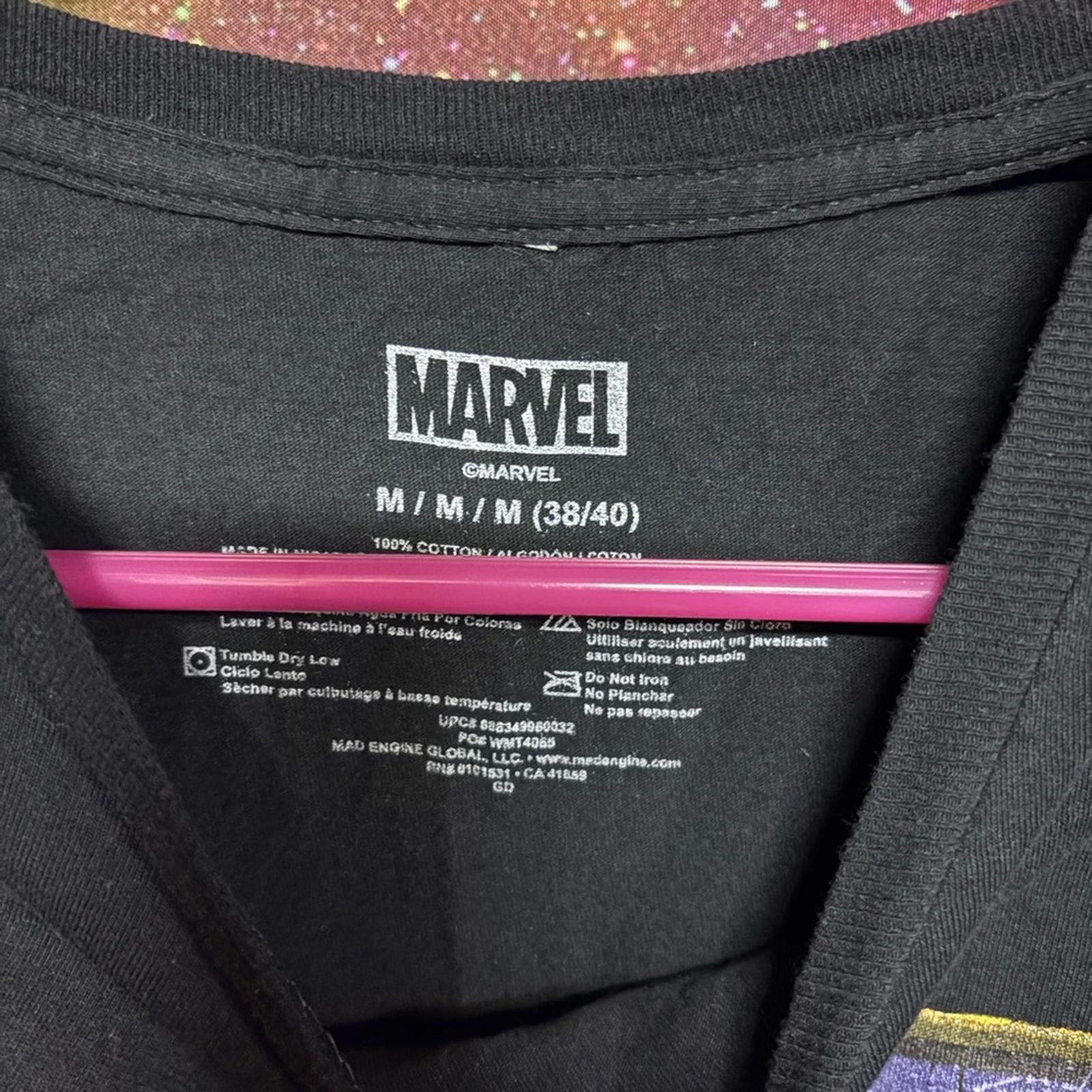 Marvel Comics Marvel Black T-Shirt with Graphic Size US M / EU 48-50 / 2 - 2 Thumbnail