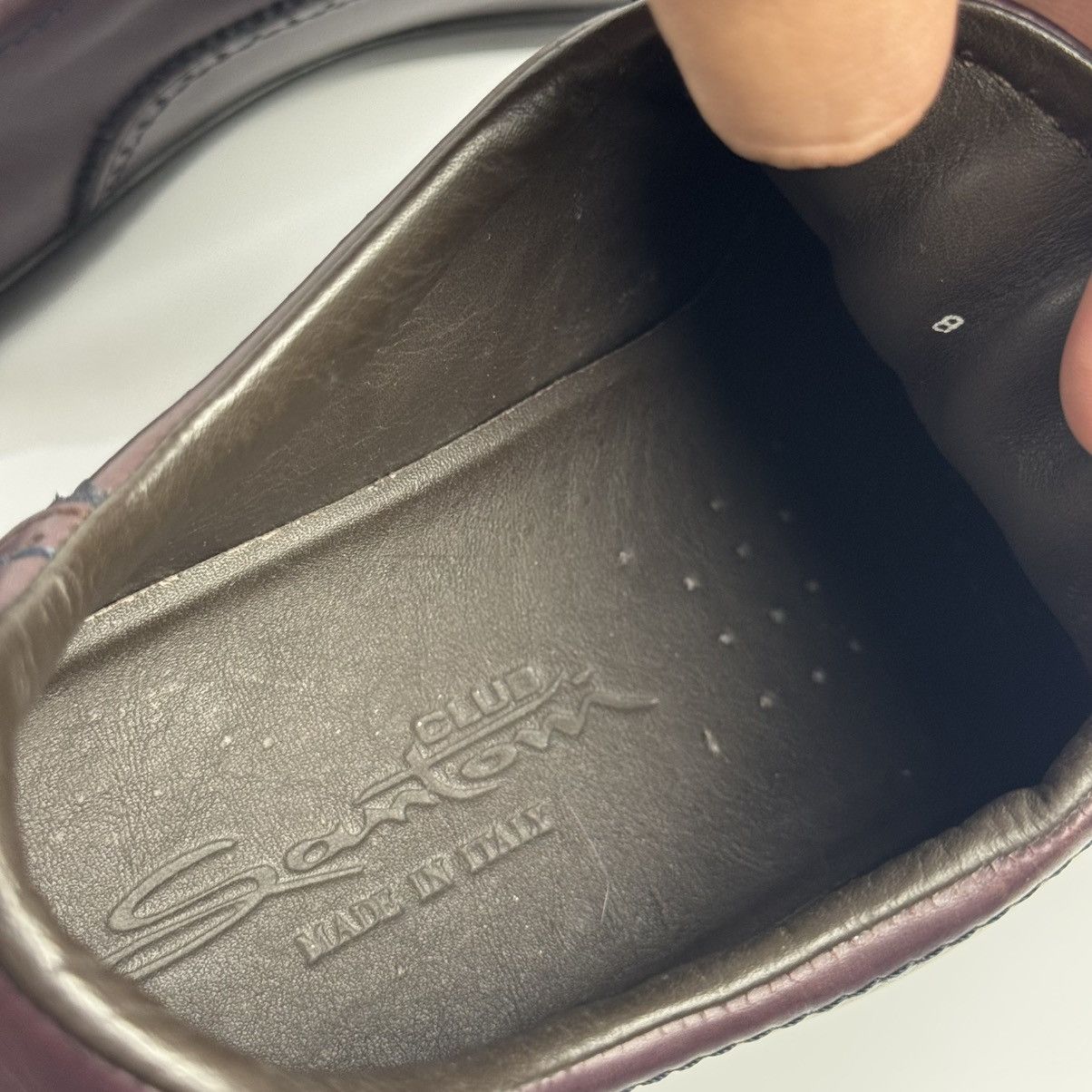 Santoni Santoni Caoutchouc Italy - Purple Low-top Leather Sneakers🔥 Size US 9 / EU 42 - 12 Thumbnail