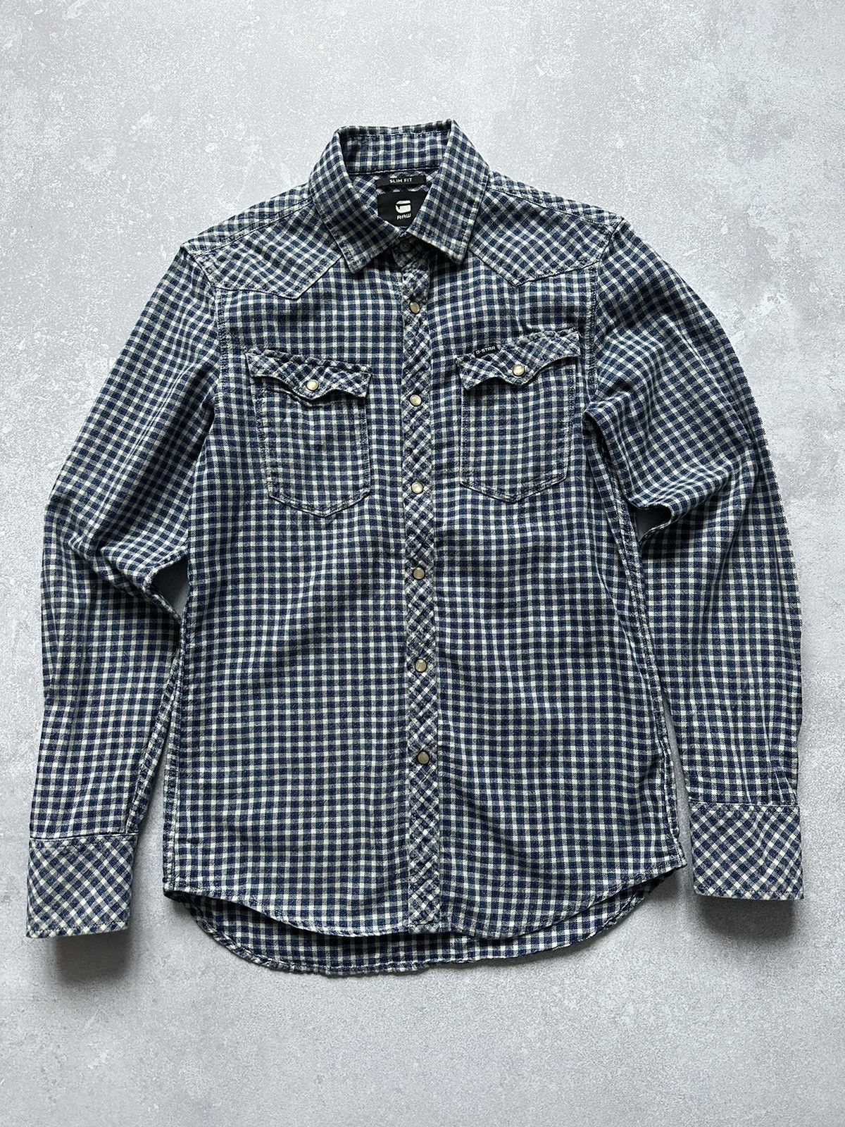 G-Star × Vintage Shirts Button Up G-star RAW size S Blue Size US S / EU 44-46 / 1 - 2 Thumbnail