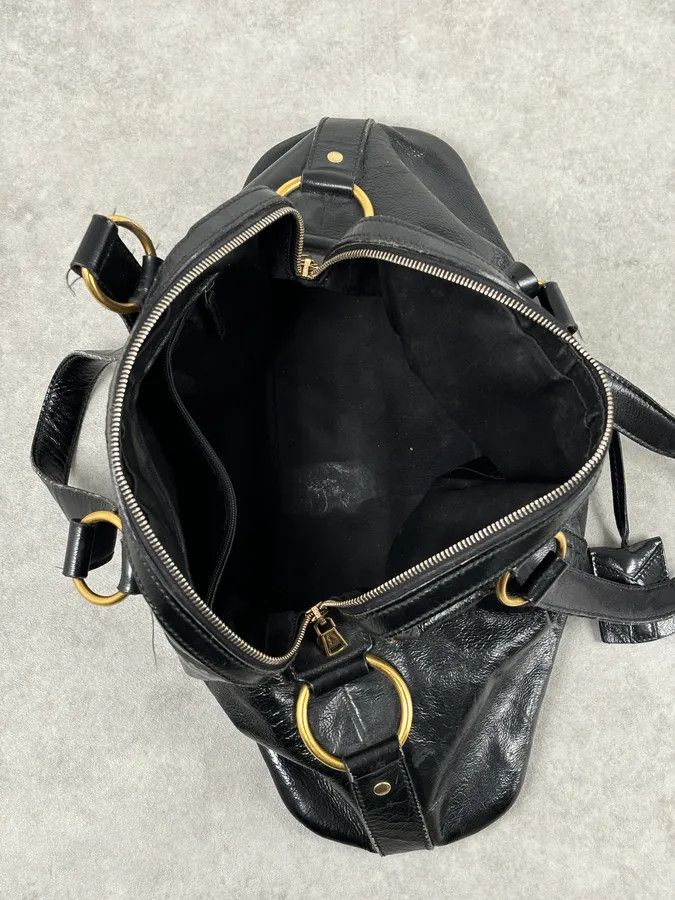 Saint Laurent Paris AW2008 Saint Laurent Black Leather Muse Handle Bag Size ONE SIZE - 12 Thumbnail
