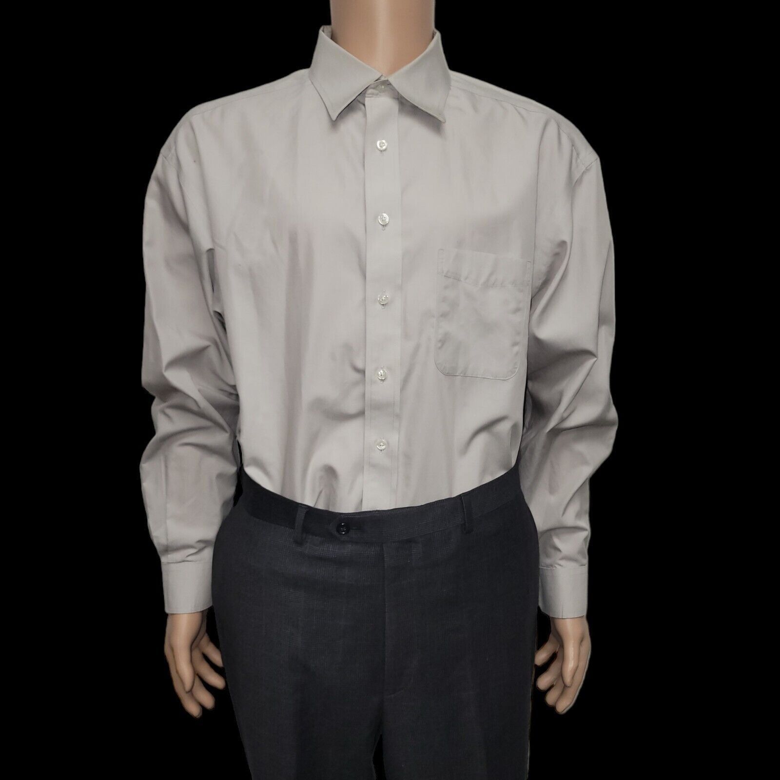 Roundtree & Yorke Roundtree Yorke Gold Label Fitted Dress Shirt. Size 16.5/34 Size US S / EU 44-46 / 1 - 5 Thumbnail