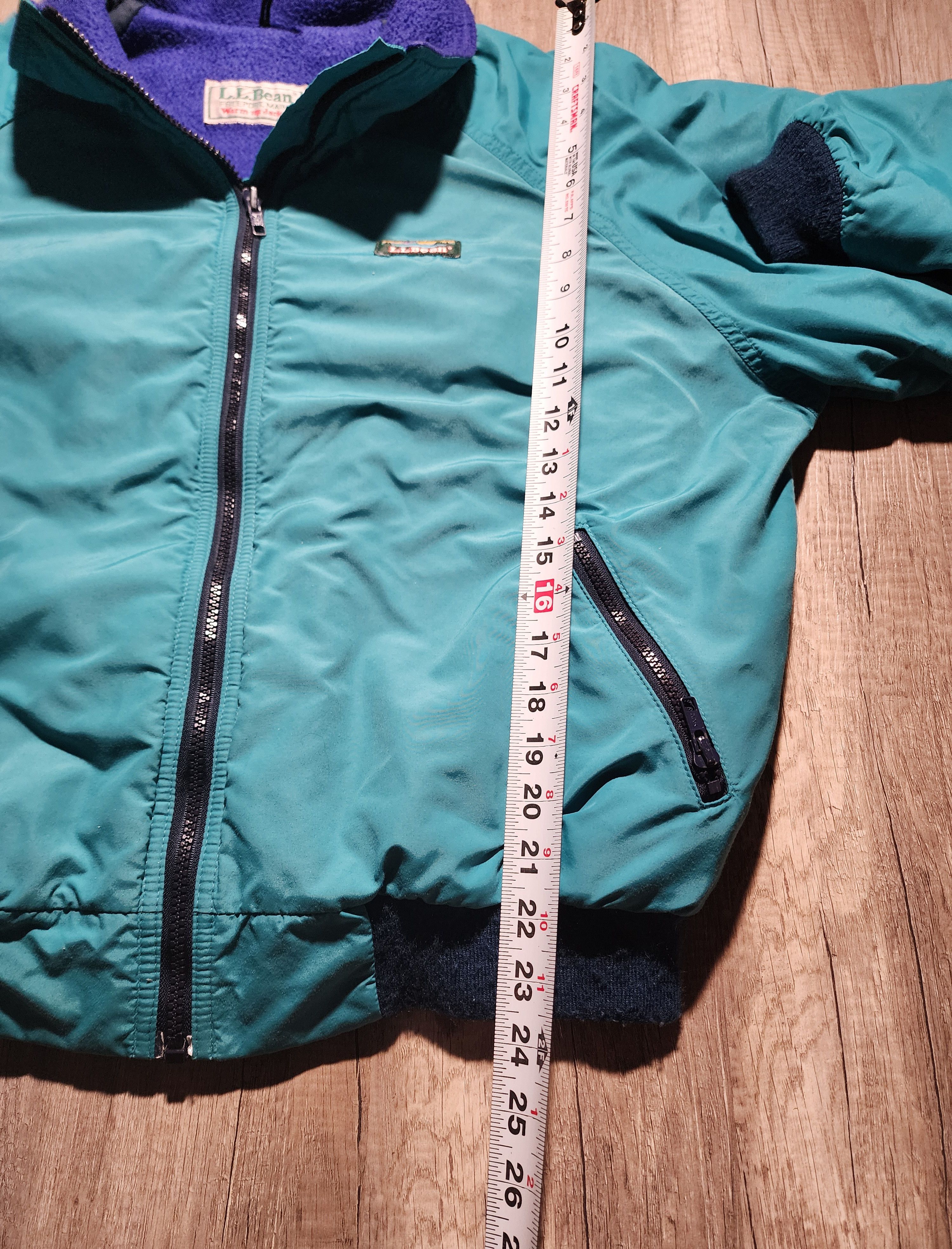 L.L. Bean × Vintage LL Bean vintage turquoise/purple jacket Size L / US 10 / IT 46 - 6 Thumbnail