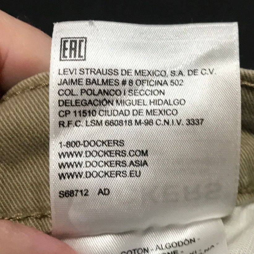 Levi's Levi Dockers Straight Fit Men Jeans 36" X 43" Size US 36 / EU 52 - 6 Thumbnail