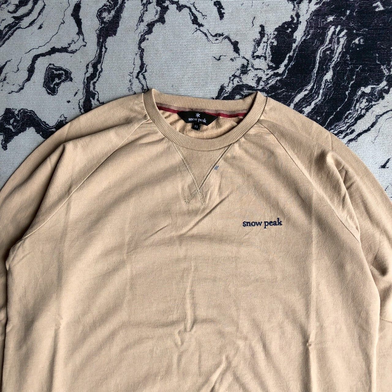 Snow Peak Snow Peak Utility Crewneck Sweatshirt Beige Size US M / EU 48-50 / 2 - 2 Thumbnail