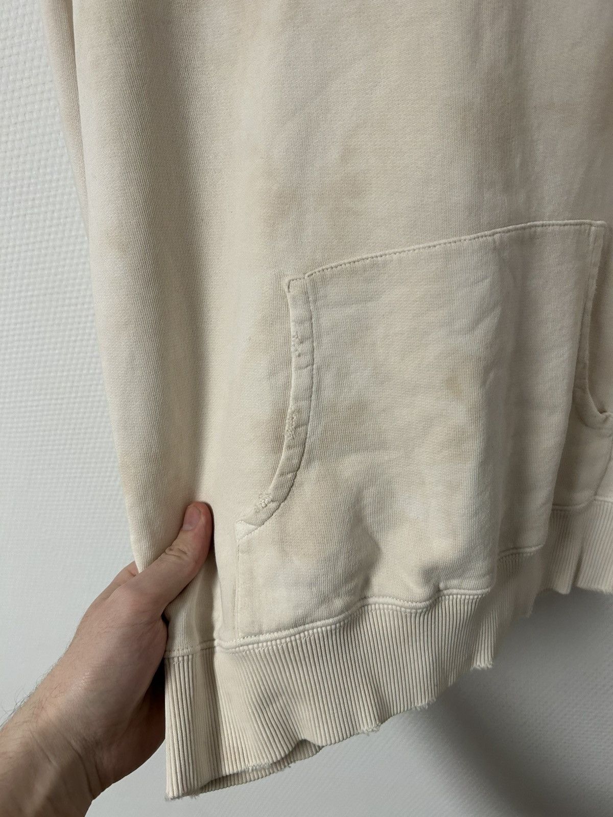 Saint Laurent Paris SS2018 Tie-Dye Distressed Logo Hoodie Size US S / EU 44-46 / 1 - 5 Thumbnail