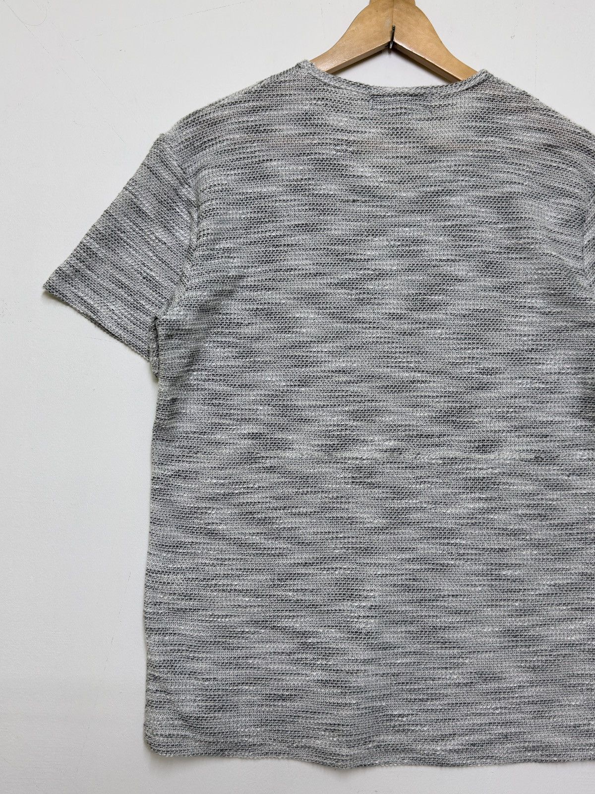 If Six Was Nine In The Attic Melange V Neck Knit Tee Japan Size US S / EU 44-46 / 1 - 6 Thumbnail