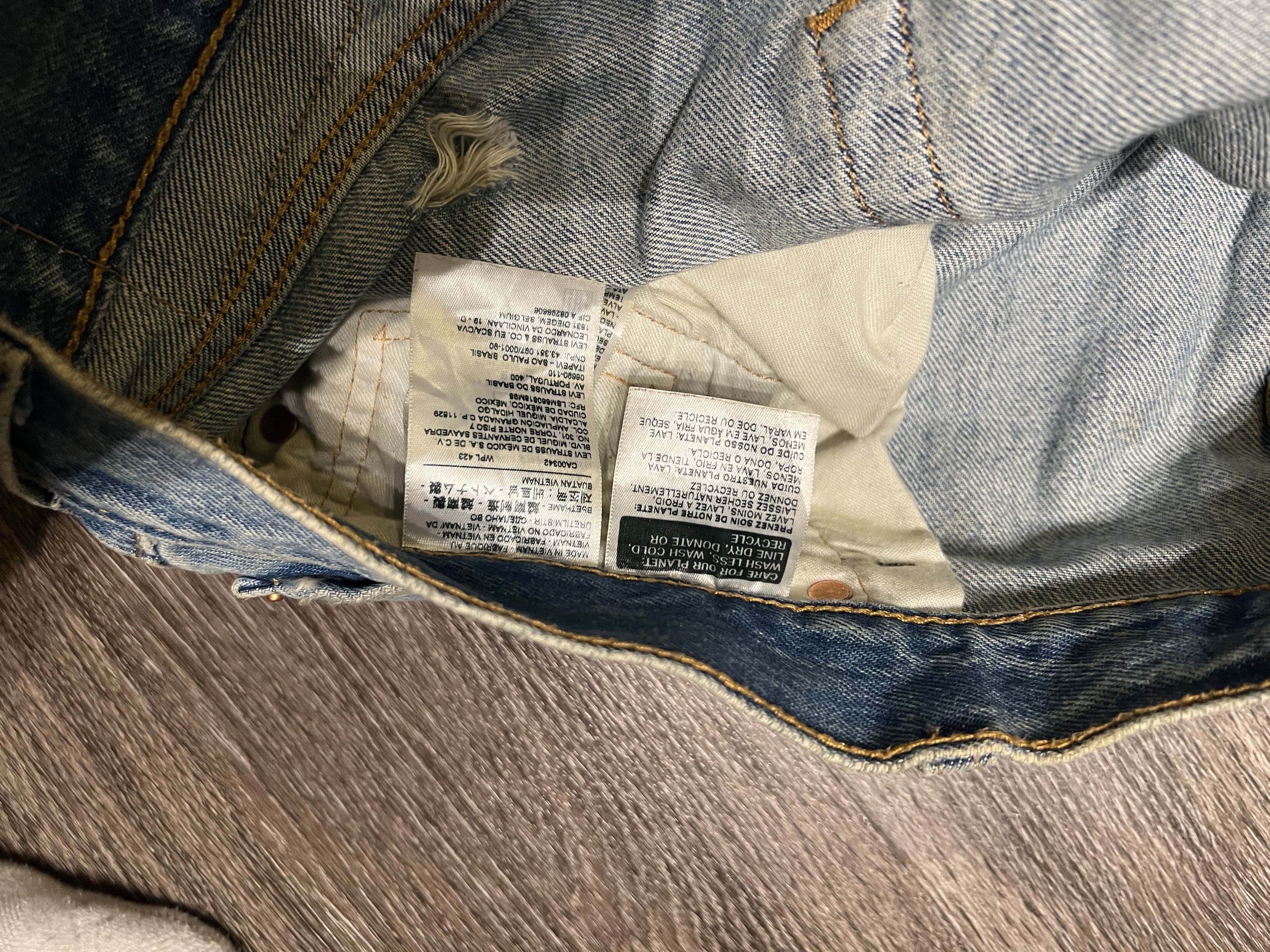 Levi's Levi distressed denim Size US 38 / EU 54 - 4 Thumbnail