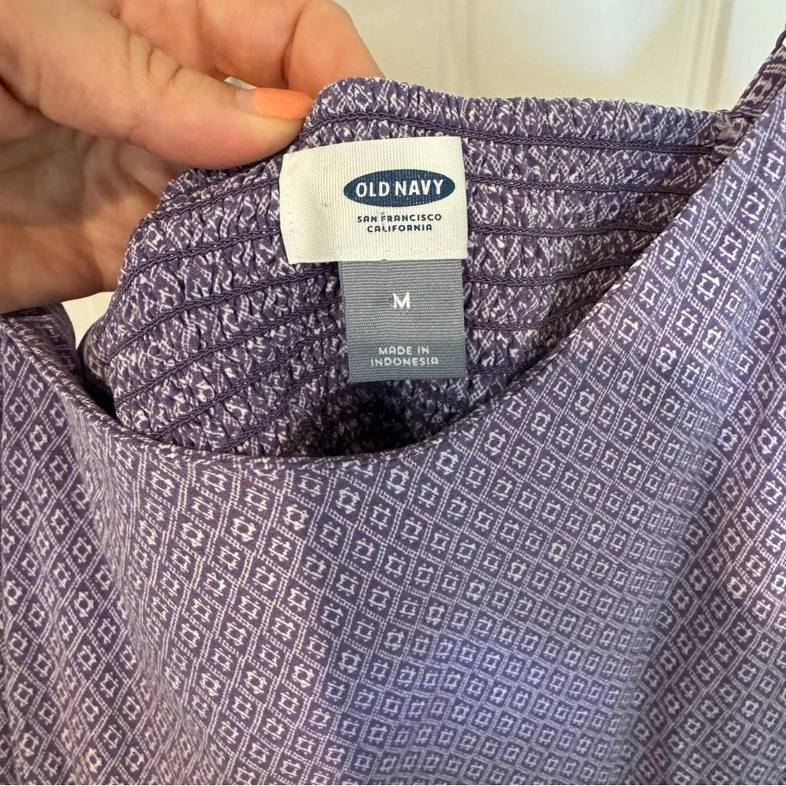 Old Navy Old Navy Purple Spaghetti Strap Sundress-Medium Size M / US 6-8 / IT 42-44 - 4 Thumbnail