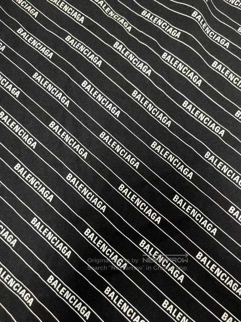 Balenciaga Balenciaga Alphabet All-over Print Crew Neck Short Sleeve Size US S / EU 44-46 / 1 - 3 Thumbnail
