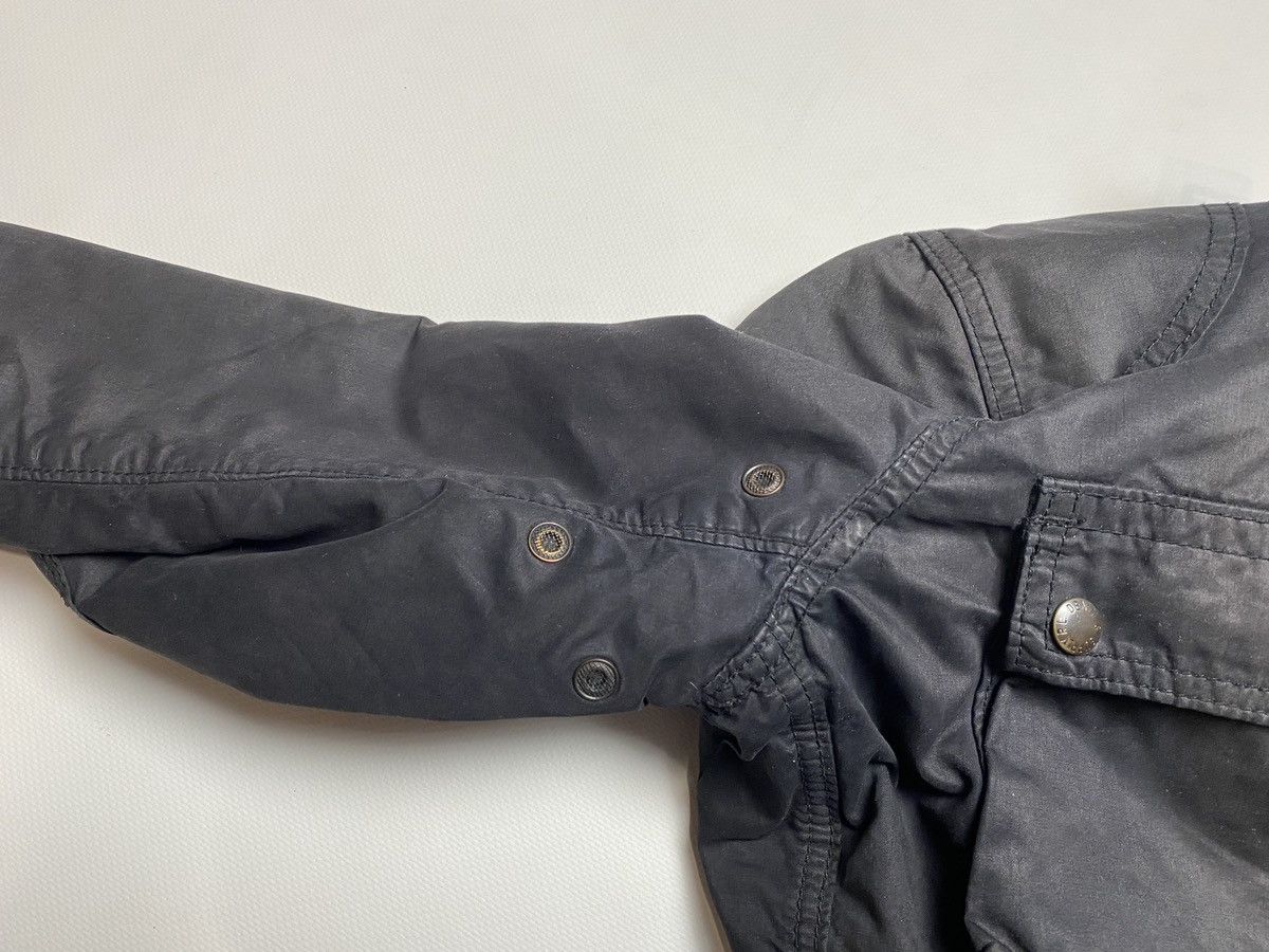 Denim & Supply Ralph Lauren Ralph Lauren Denim Supply Waxed Jacket Canvas Moto Dark Gr Size S / US 4 / IT 40 - 10 Thumbnail