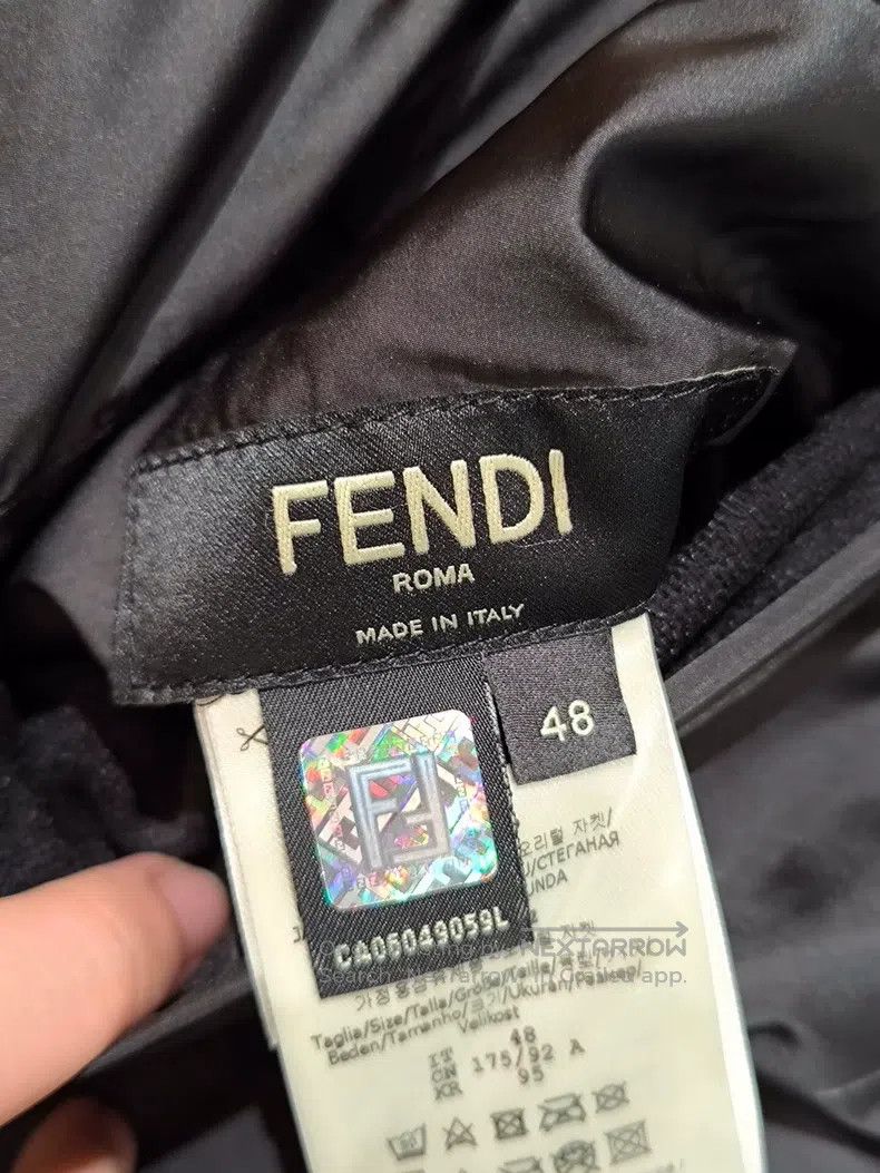 Fendi Fendi Gray geometric print double-sided Size US M / EU 48-50 / 2 - 8 Thumbnail