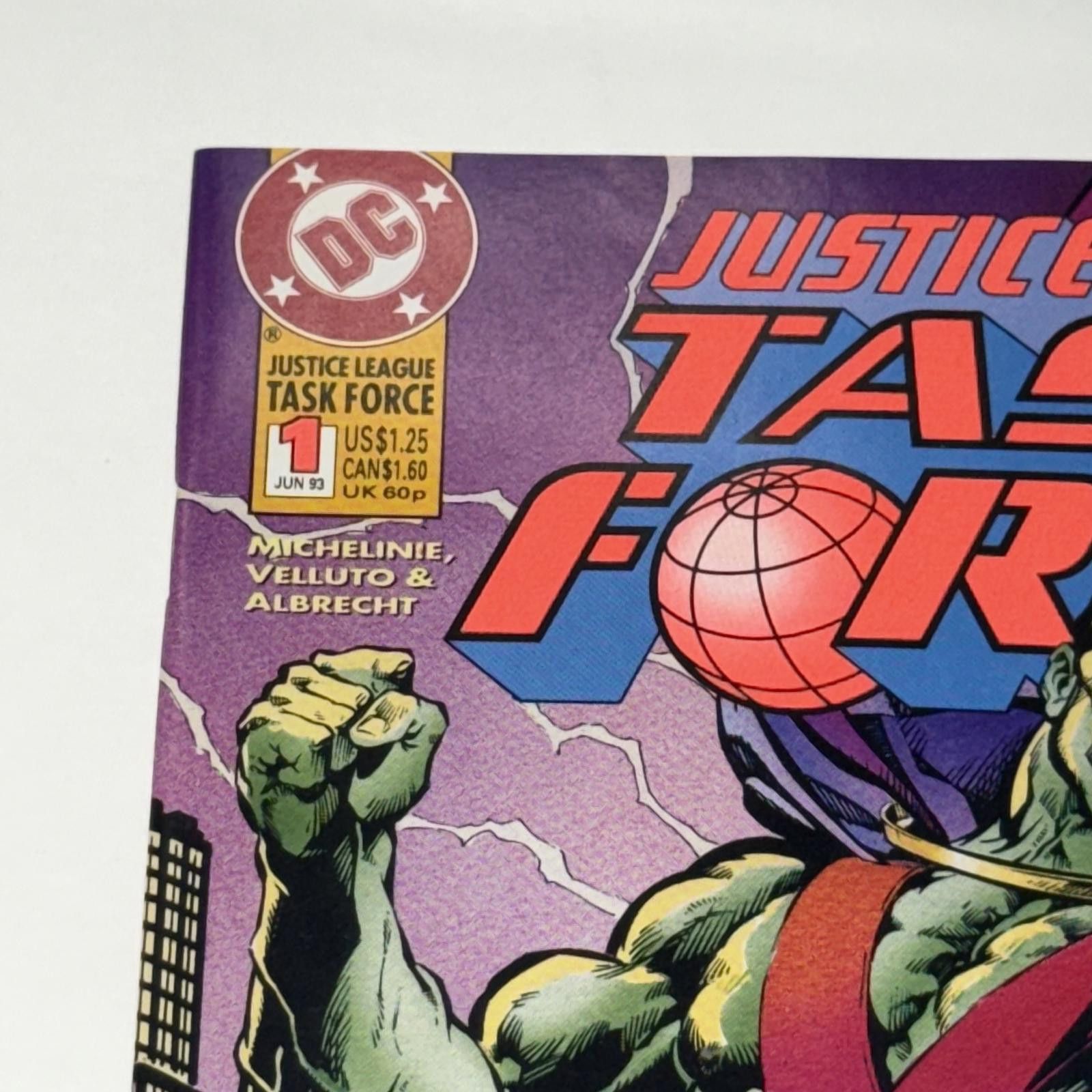 DC Comics DC Justice League Task Force #1 JUN 1993 First Issue Comic Size ONE SIZE - 2 Thumbnail
