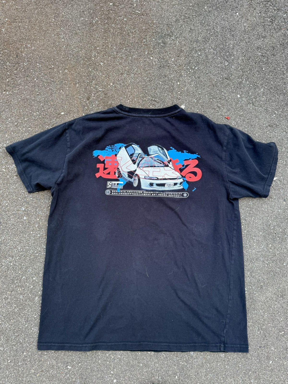 Other Men’s Black Car Anime Graphic Tee Shirt Size US L / EU 52-54 / 3 - 1 Thumbnail