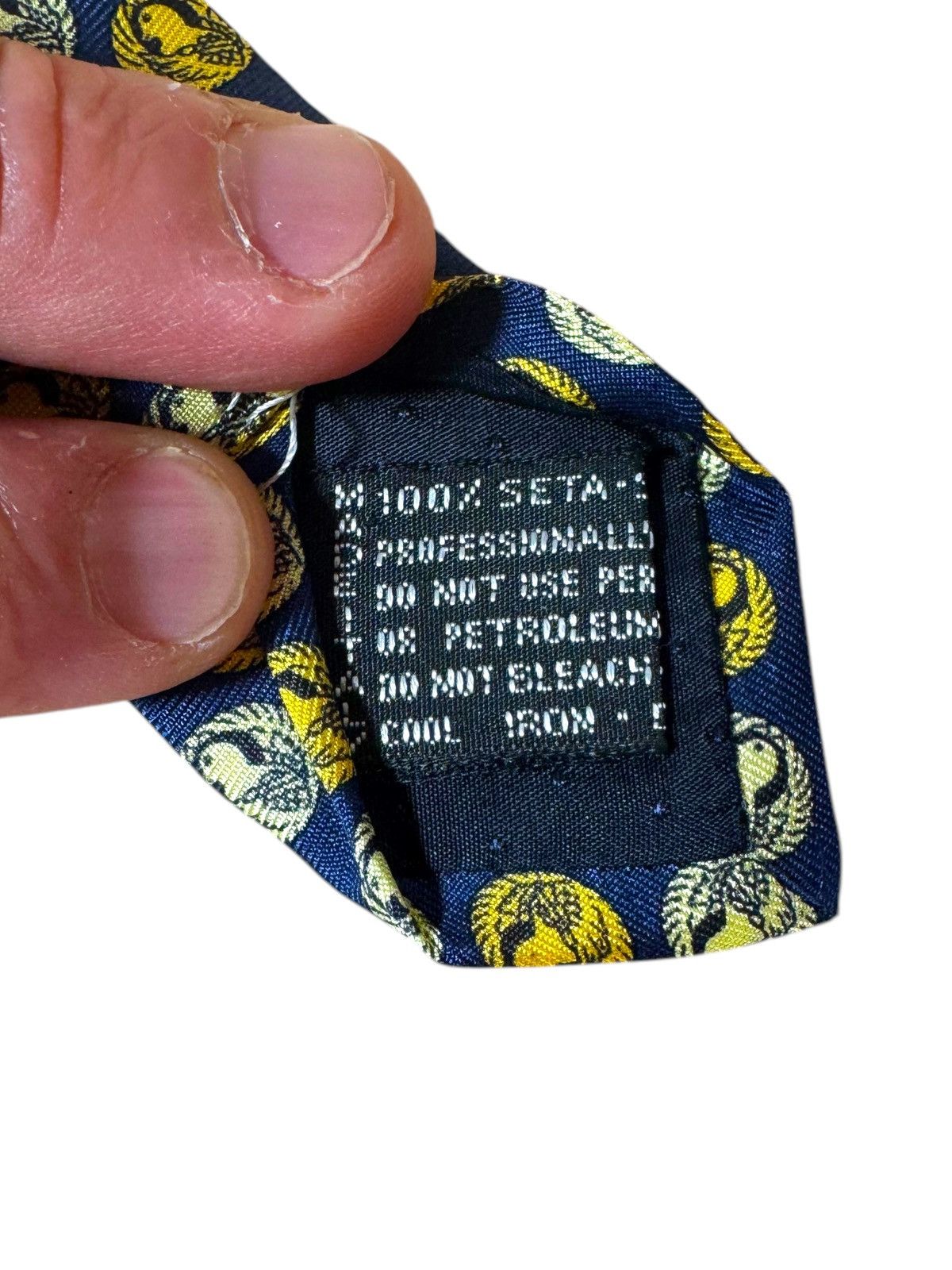 Versace Gianni Versace Vintage Silk Tie – Japanese Lettering Size ONE SIZE - 4 Thumbnail