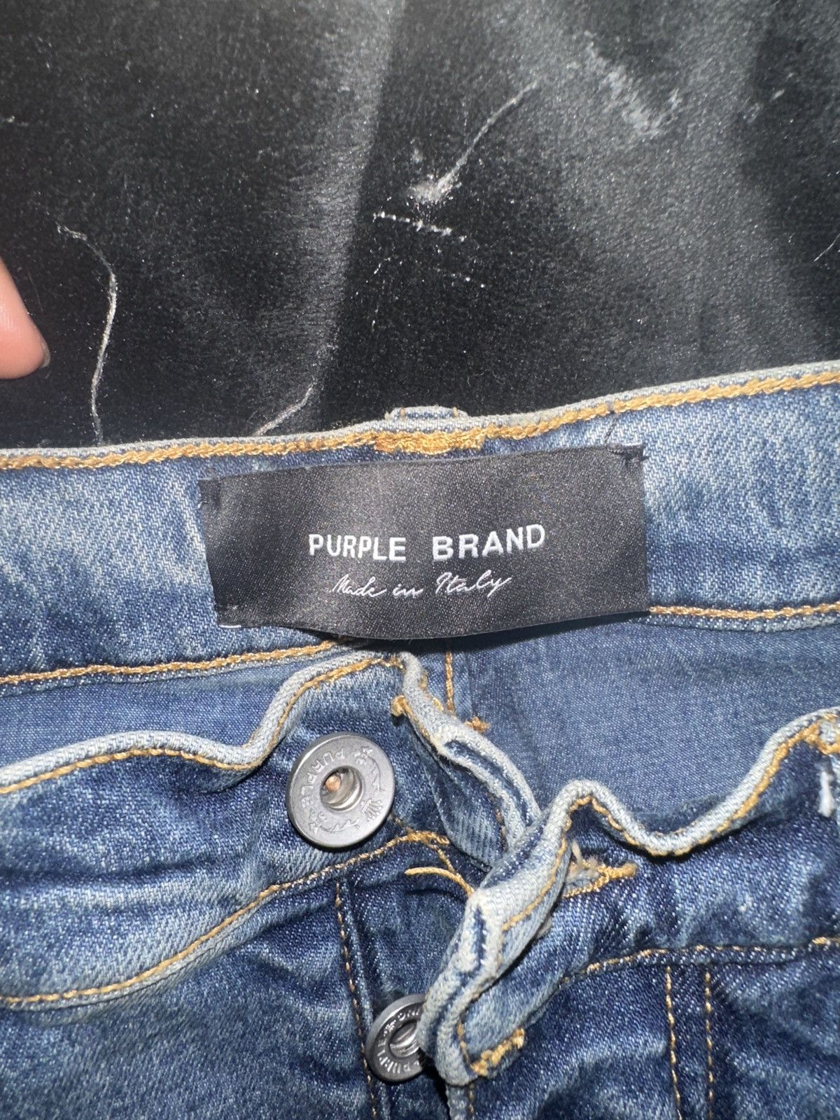 Purple Brand Purple Brand Blue Denim Jeans Size US 32 / EU 48 - 7 Thumbnail