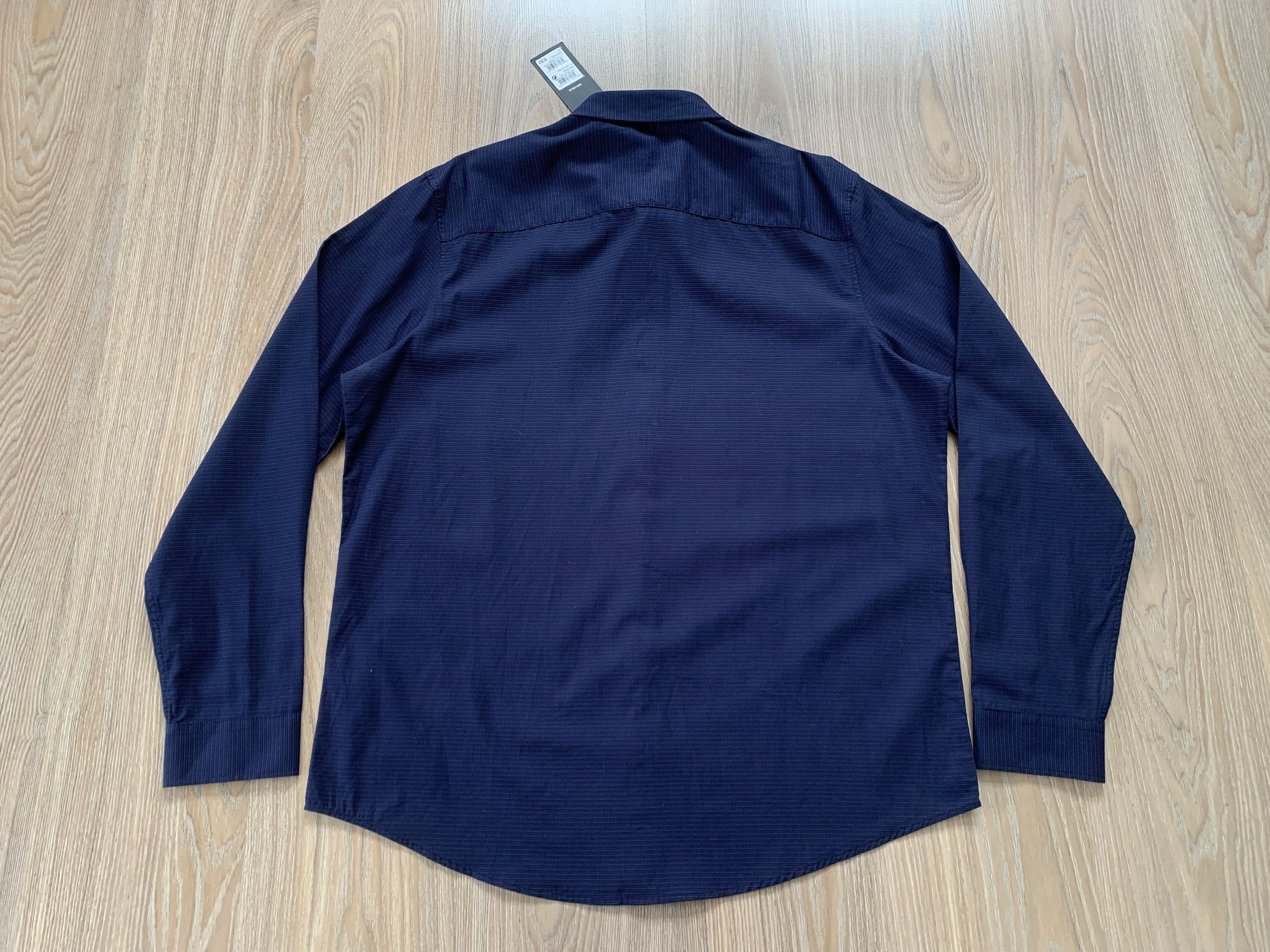 NEXT Next Signature Blue Cotton Long Sleeve Button Up Size US XL / EU 56 / 4 - 3 Thumbnail