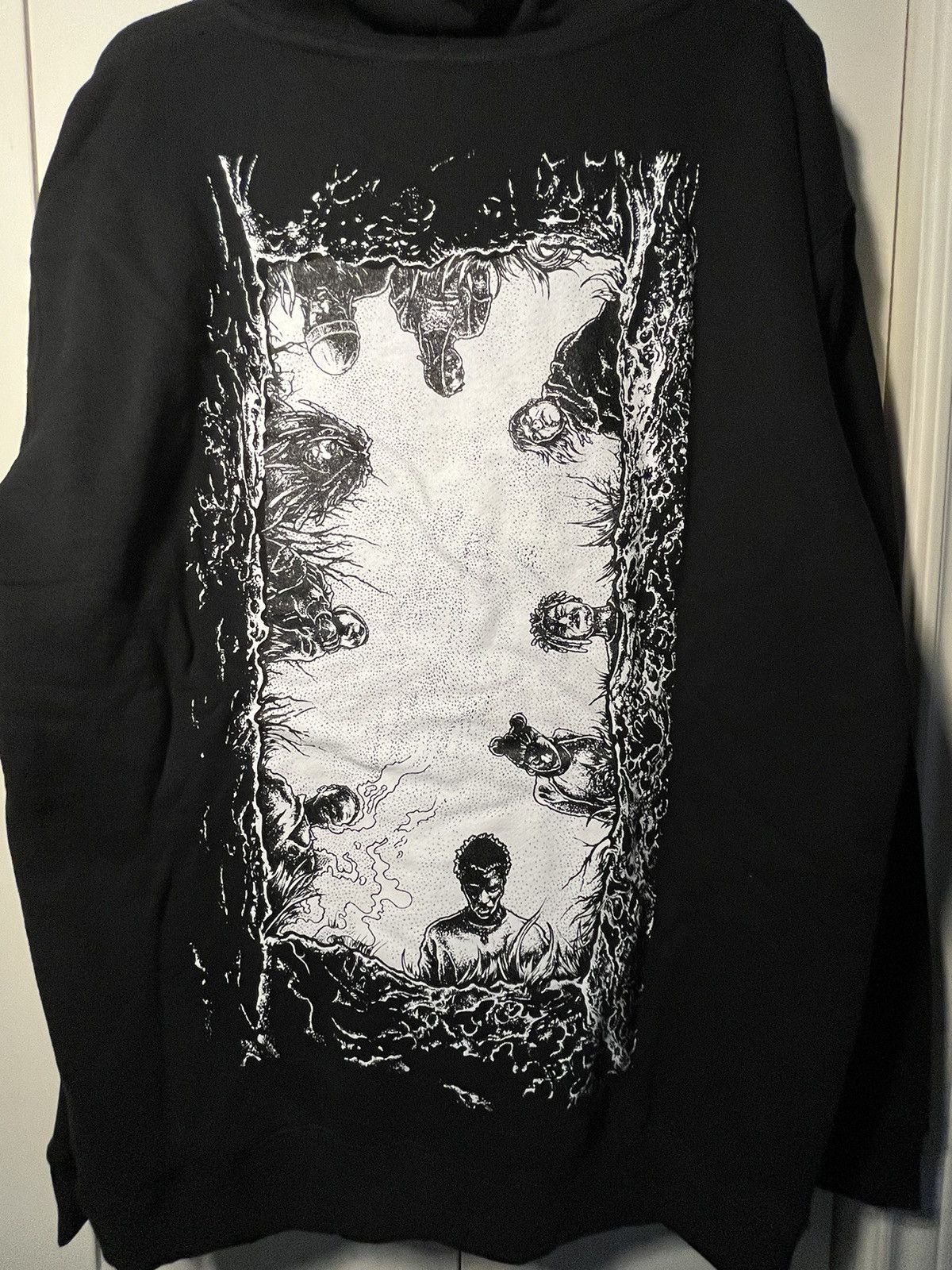 Babylon × Fuck The Population FTP x Babylon - Grave Hoodie (Black) Size US L / EU 52-54 / 3 - 5 Thumbnail