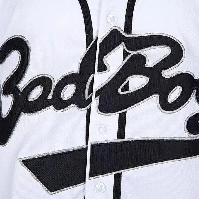Other Bad Boy Jersey #10 Biggie Baseball Jersey 90S Hip Hop Size US XL / EU 56 / 4 - 5 Thumbnail