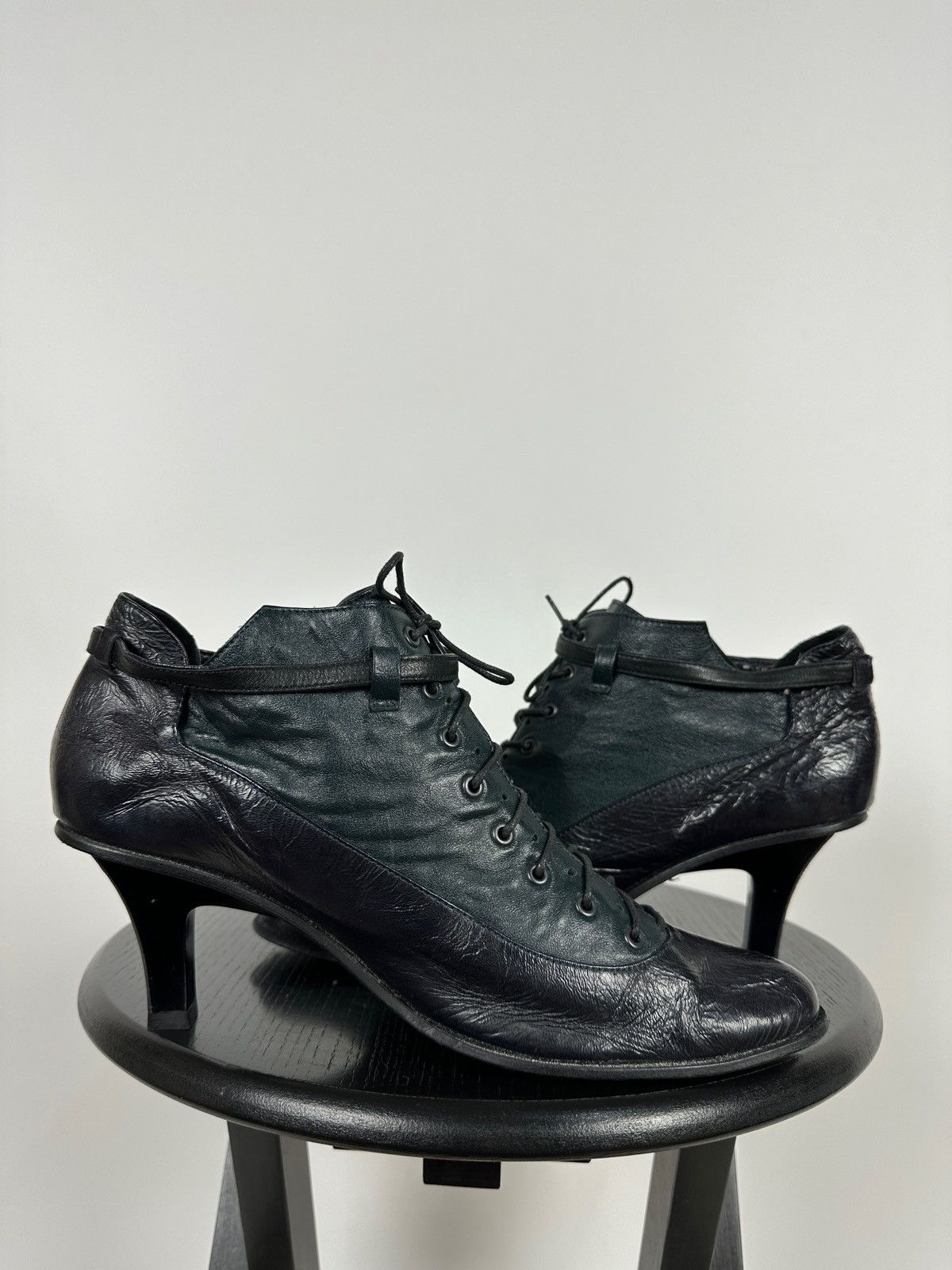 Marithe + Francois Girbaud Vintage Marithe Francois Girbaud Lace Up Ankle Boots Size US 10 / IT 40 - 7 Thumbnail