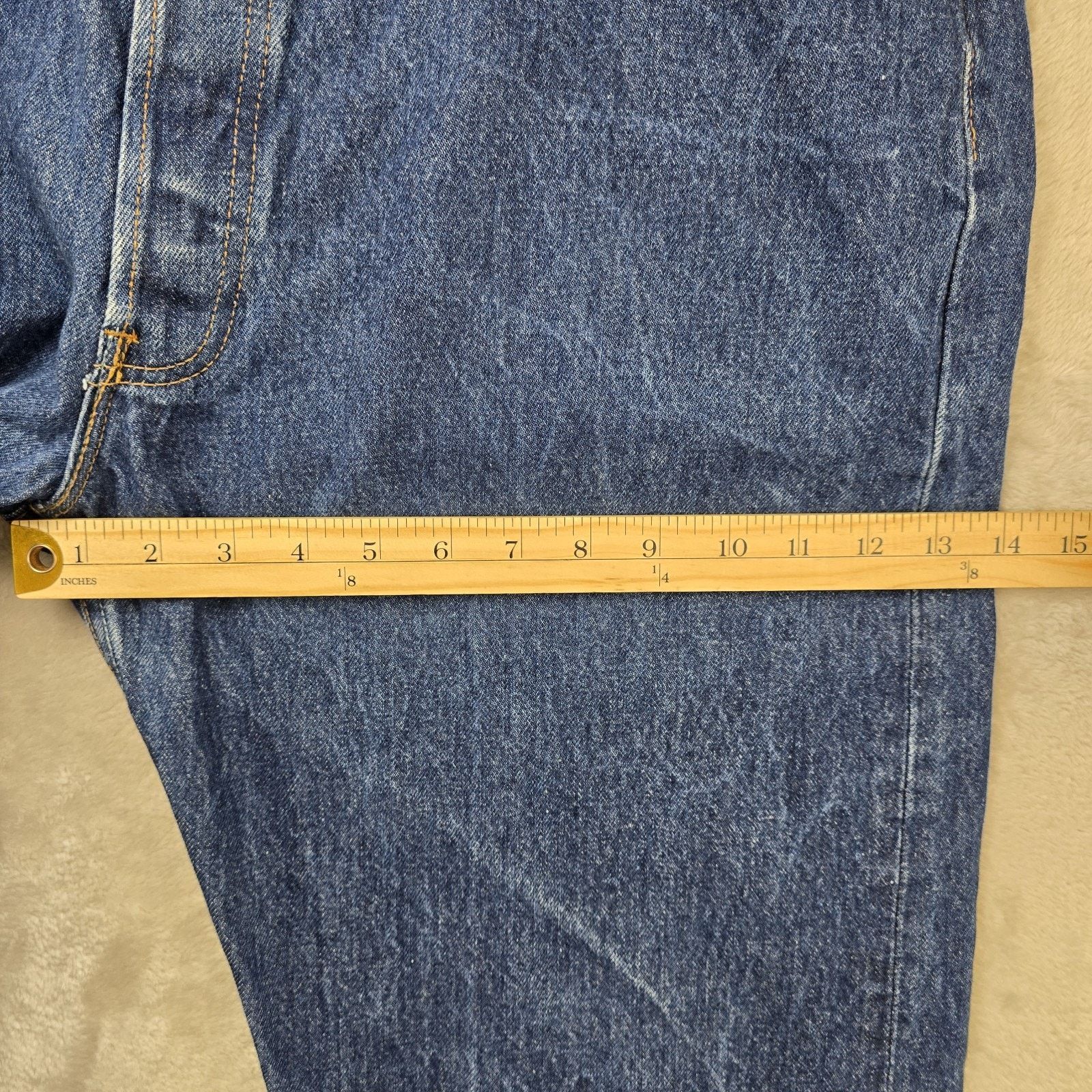 Levi's Vintage Levis 501xx Jeans 42x33 (fits 38x30) Marble USA Made Size US 38 / EU 54 - 15 Thumbnail