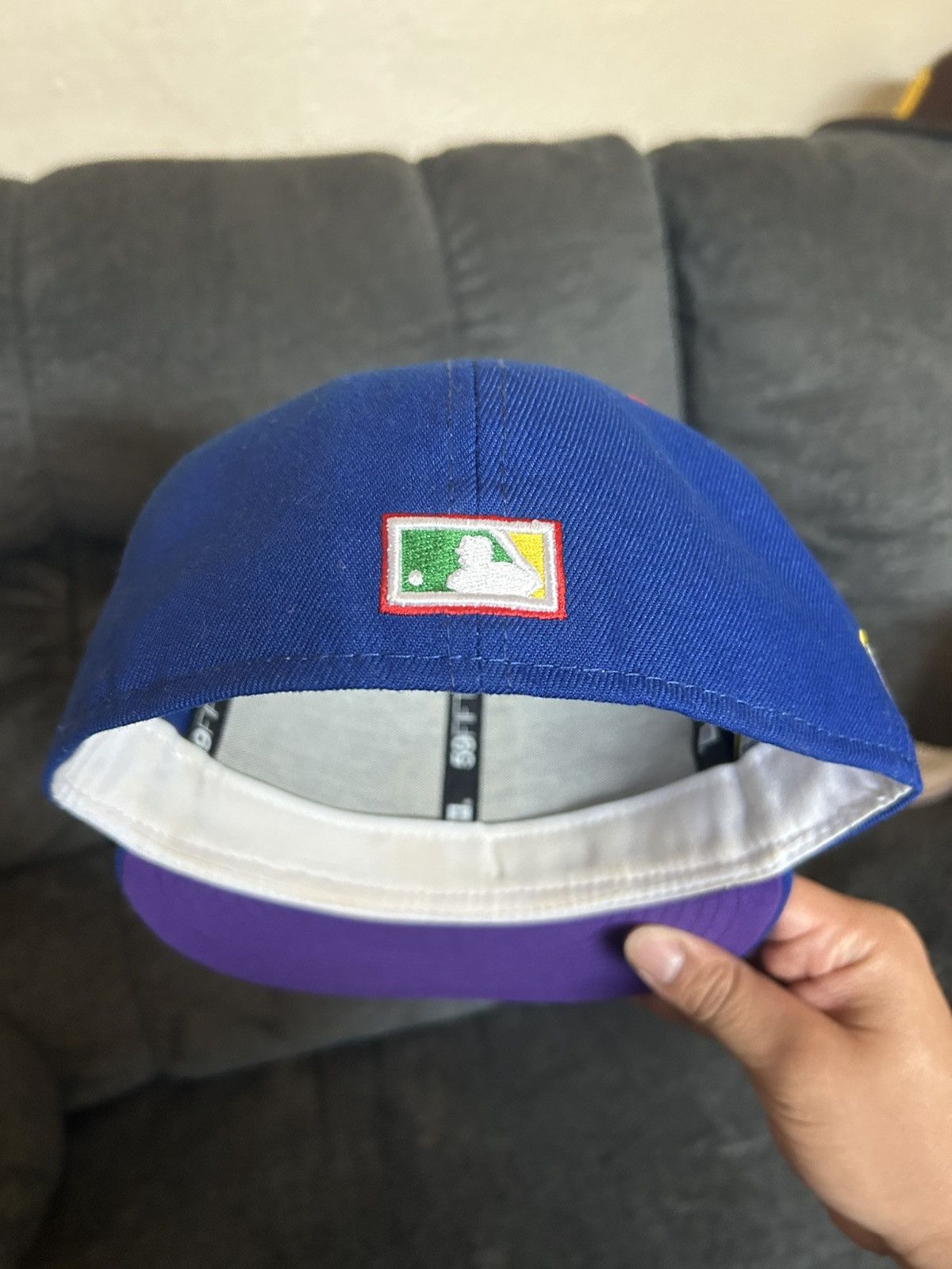 New Era San Diego Padres Purple UV Neon Green Yellow 59fifty fitted Size ONE SIZE - 3 Thumbnail